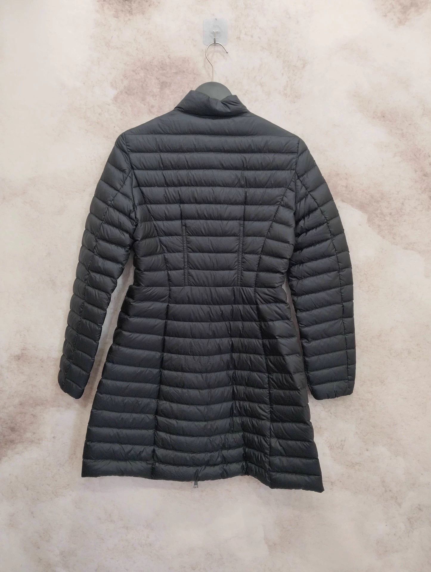 Moncler Moncler AGATELON Black Long Waist Down Coat Size 2 Size M / US 6-8 / IT 42-44 - 2 Thumbnail