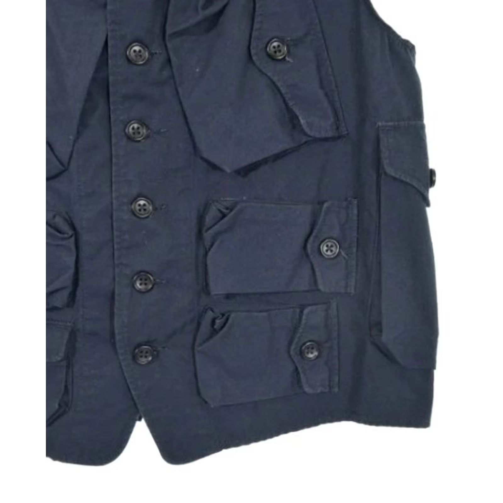 Engineered Garments Engineered Garments Open-back Vest Navy XS Cotton Casual good condition Size US XS / EU 42 / 0 - 5 Thumbnail