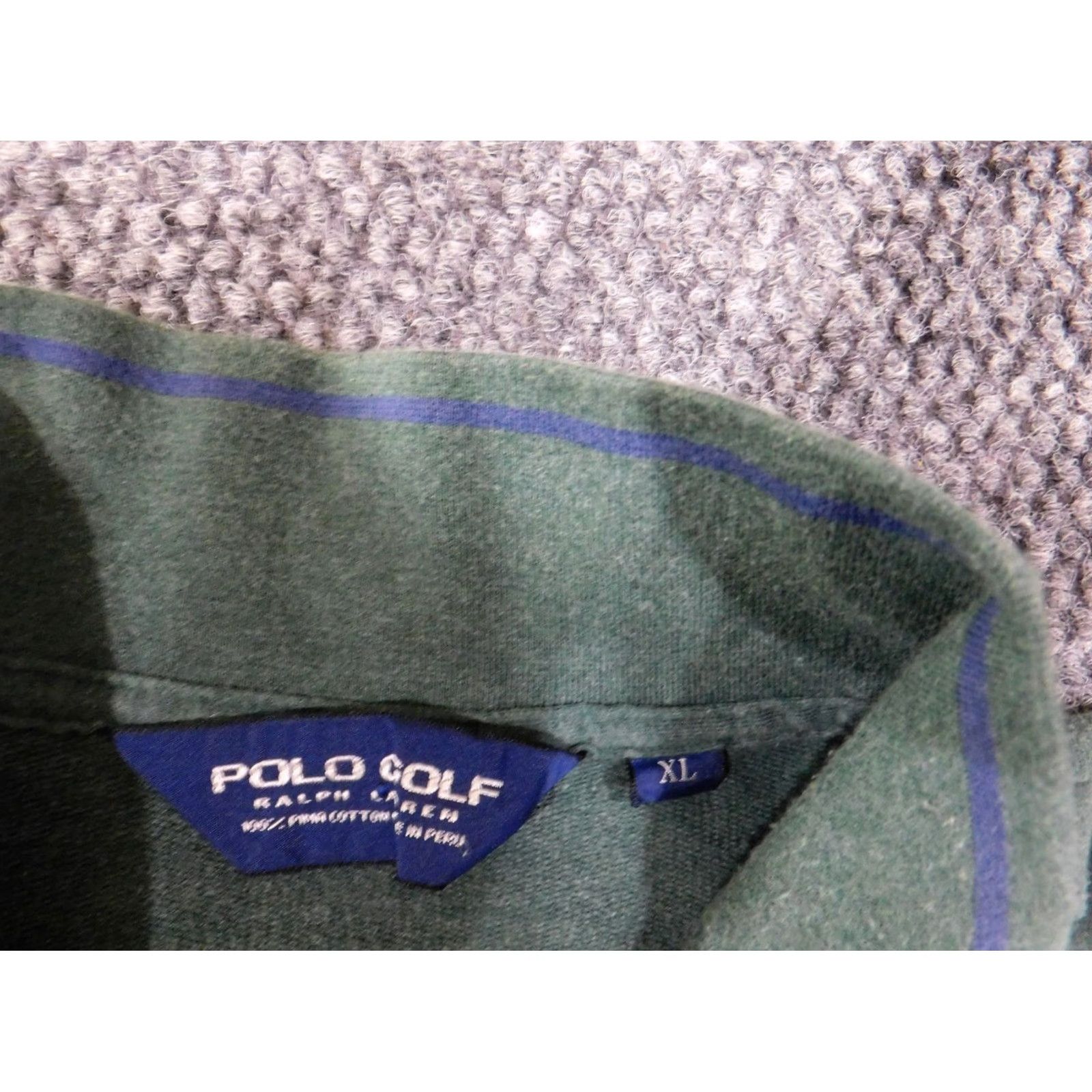 Ralph Lauren Ralph Lauren Polo Golf Sweater XL Men Green 1/4 Zip Retro Logo Pullover Knit Mock Neck Adjustable Vintage? Size US XL / EU 56 / 4 - 7 Thumbnail