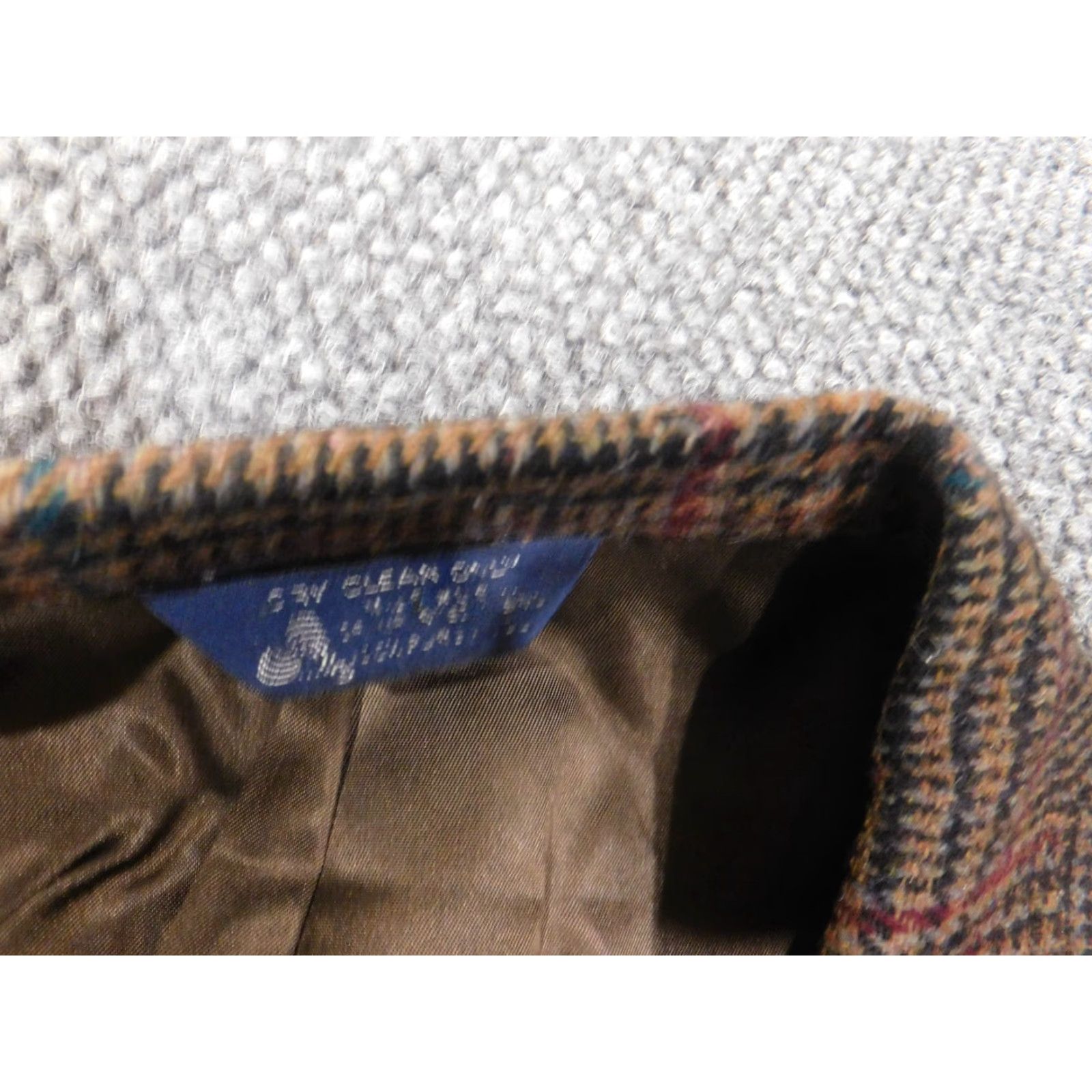 Vintage VINTAGE Kuppenheimer Blazer 46 Wool Tweed Mens Two-Button Single-Breasted Jacket Coat Size 46R - 4 Thumbnail