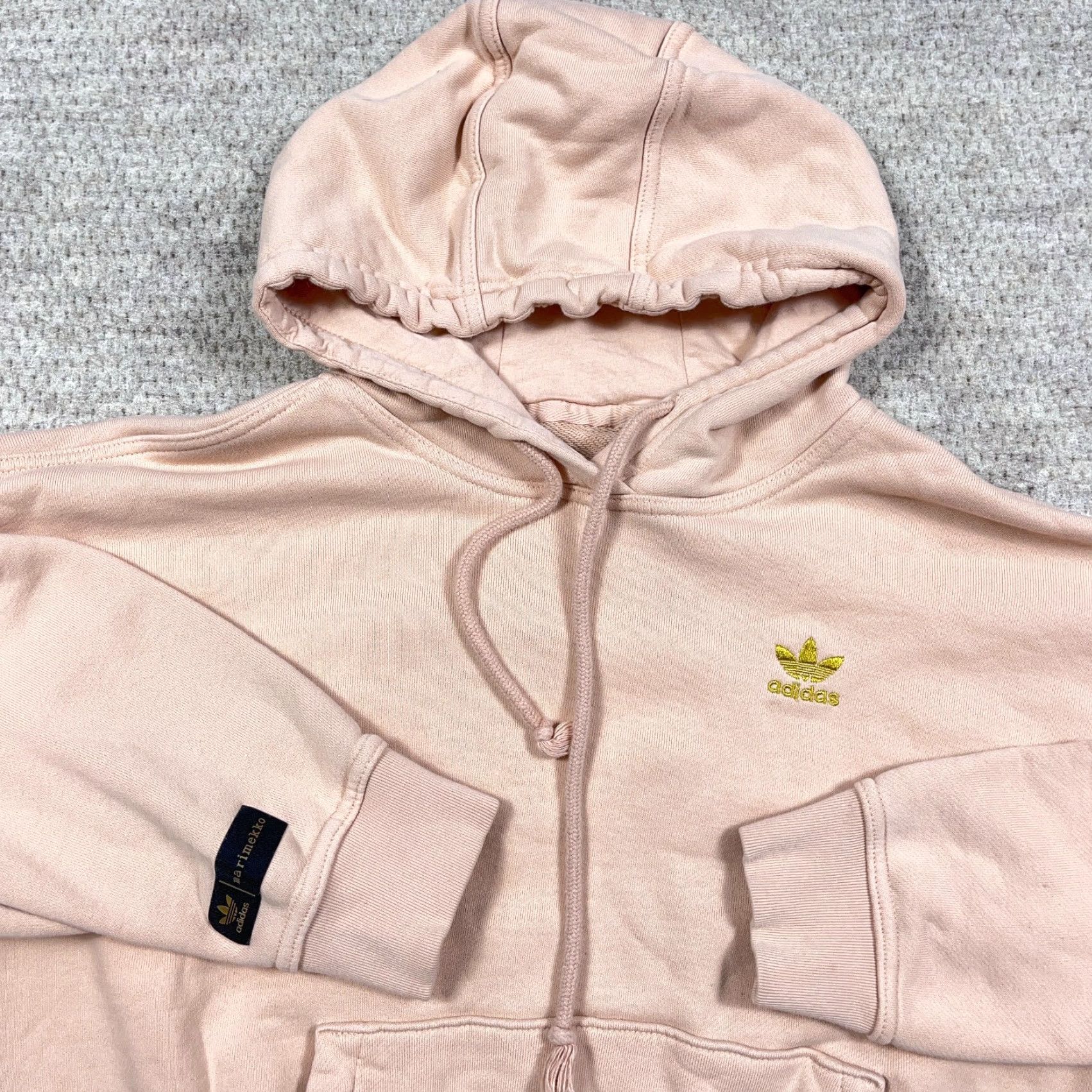 Adidas Adidas Marimekko Hoodie Women XS Pink Logo Hooded Pullover Sweatshirt Sweatshirt Oversized Pullover Hoodie Women XS Pink Adidas Marimekko Size XS / US 0-2 / IT 36-38 - 5 Thumbnail