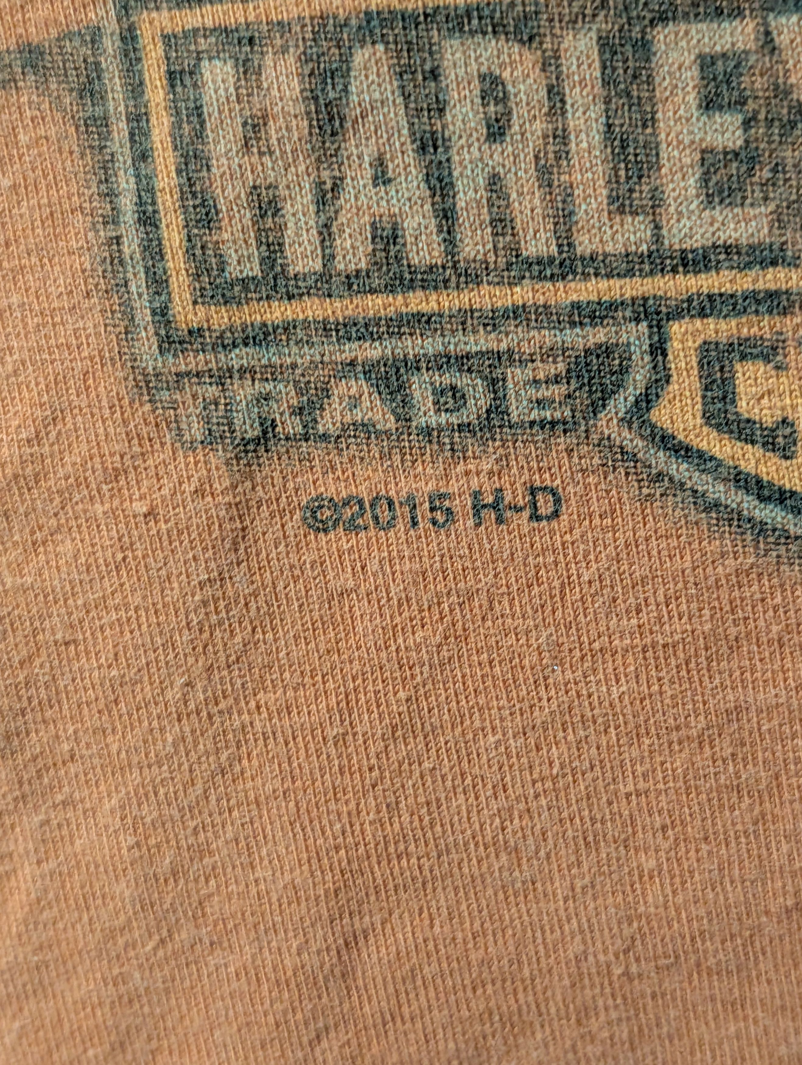 Harley Davidson Vintage 2015 Harley Davidson Motorcycle Pennsylvania T-Shirt Size US XL / EU 56 / 4 - 3 Thumbnail