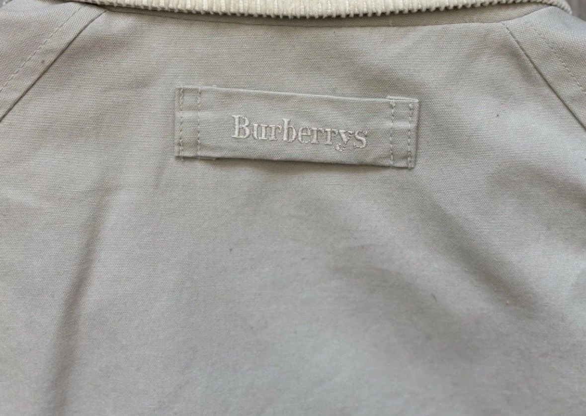 Burberry × Vintage Vintage Burberry Men’s Tan Coat With Corduroy Collar Size US XL / EU 56 / 4 - 8 Thumbnail