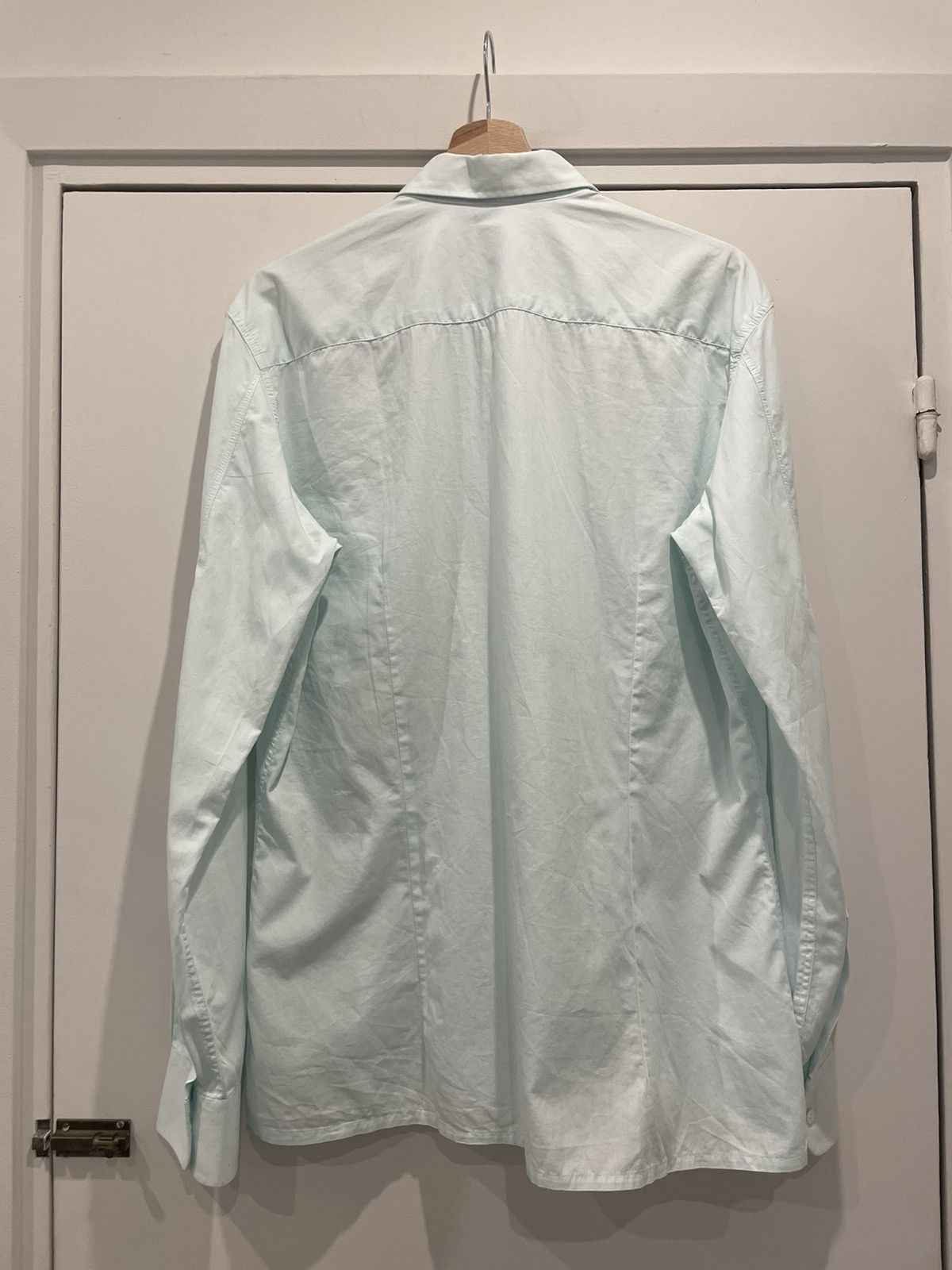 Raf Simons 1990s Anatomical Pleated Military Cotton Shirt Size US L / EU 52-54 / 3 - 6 Thumbnail