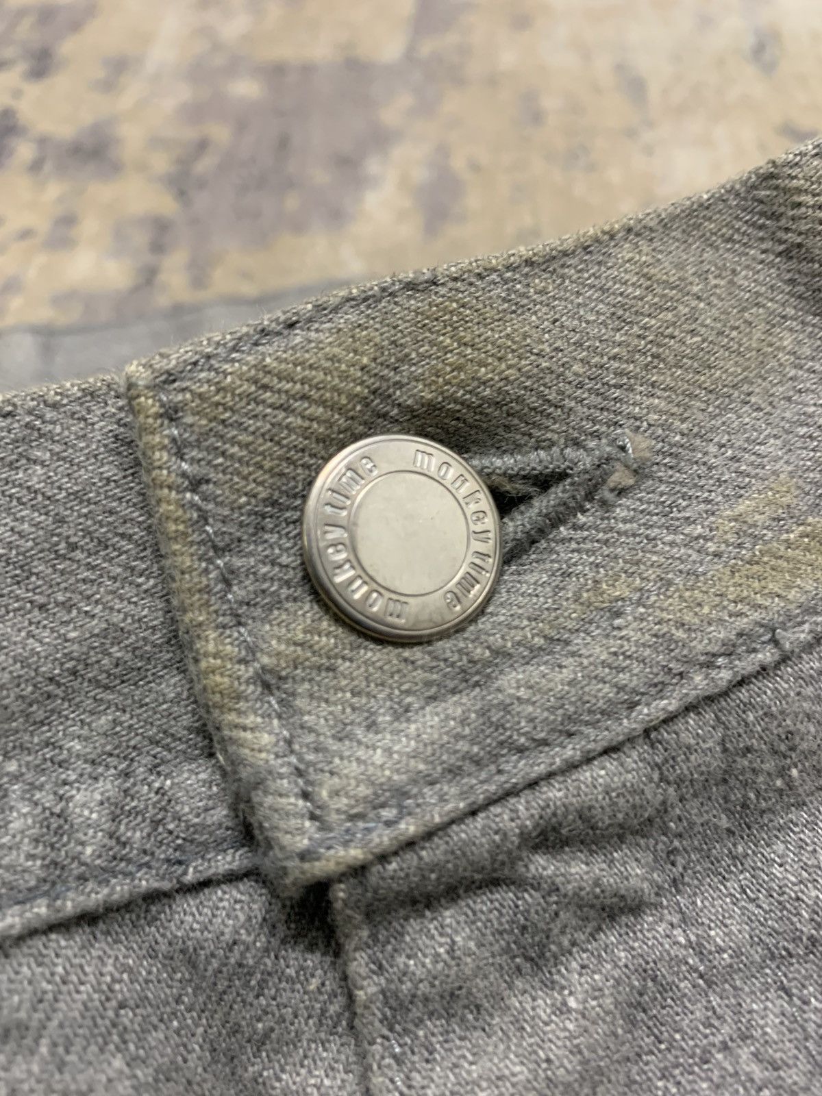 Japanese Brand Japanese Monkey Time Grey Check Pants Undercover Style Size US 33 - 6 Thumbnail