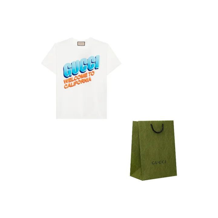 Gucci Gucci Welcome to California Short Sleeve T-shirt-2507 Size XS / US 0-2 / IT 36-38 - 1 Thumbnail