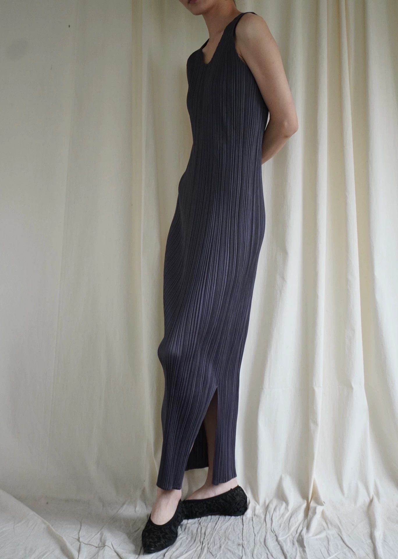 Issey Miyake Issey Miyake 1994 PP Single Slit Vest Dress Size ONE SIZE - 6 Thumbnail