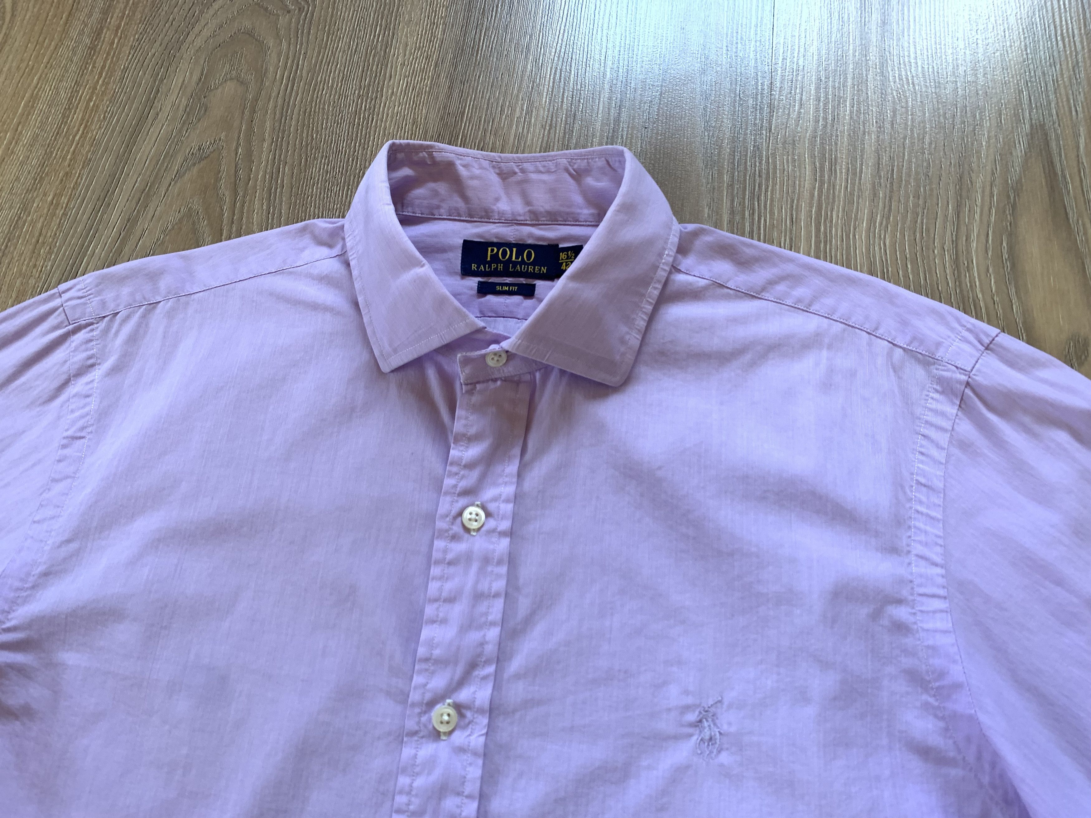 Polo Ralph Lauren × Ralph Lauren × Vintage Polo Ralph Lauren Pink Vintage Long Sleeve Shirt Size US M / EU 48-50 / 2 - 4 Thumbnail