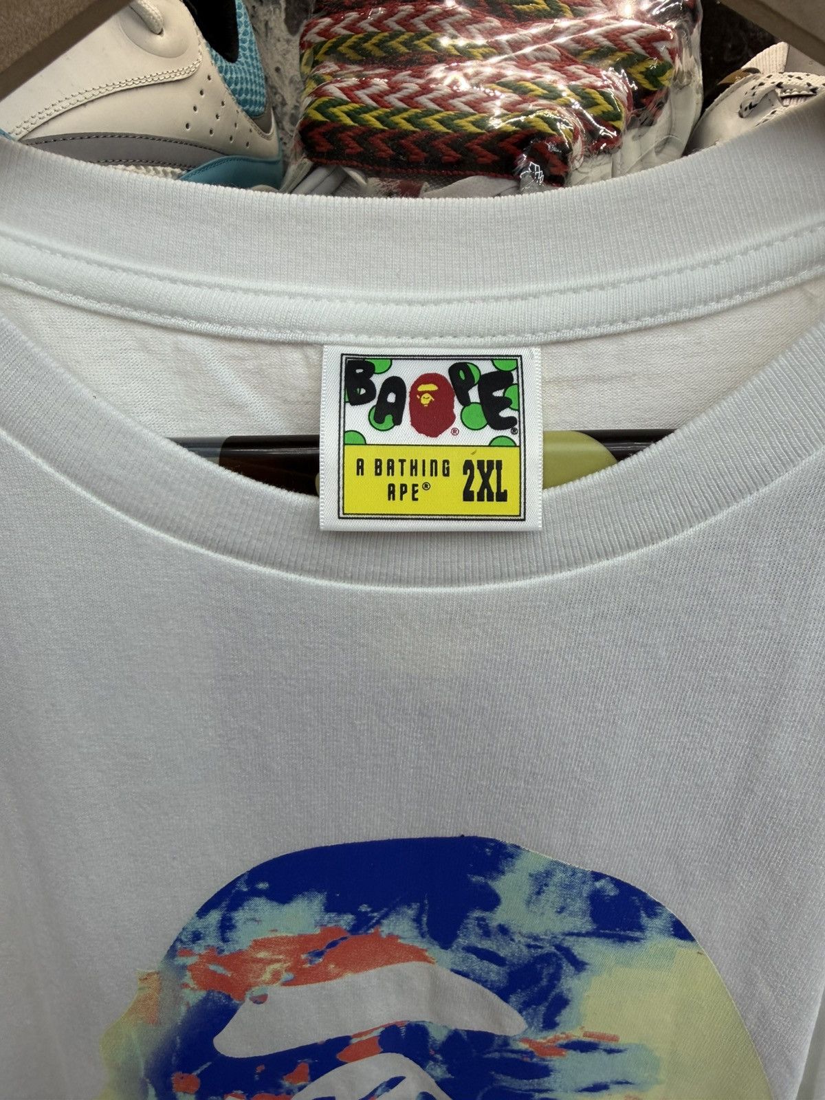 Bape Bape World Gone Mad Karate White Tee Size US S / EU 44-46 / 1 - 6 Thumbnail