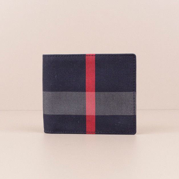 Burberry o1w1db10126 Size: OS / Canvas Check Bifold Wallet Multicolor Size ONE SIZE - 1 Preview