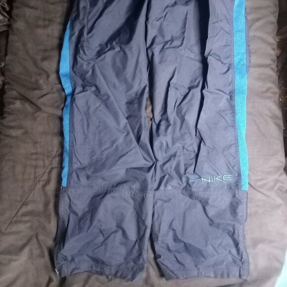 Nike Vintage Y2K Nike Spell Out Striped Wind Pants Joggers Size US 36 / EU 52 - 8 Thumbnail