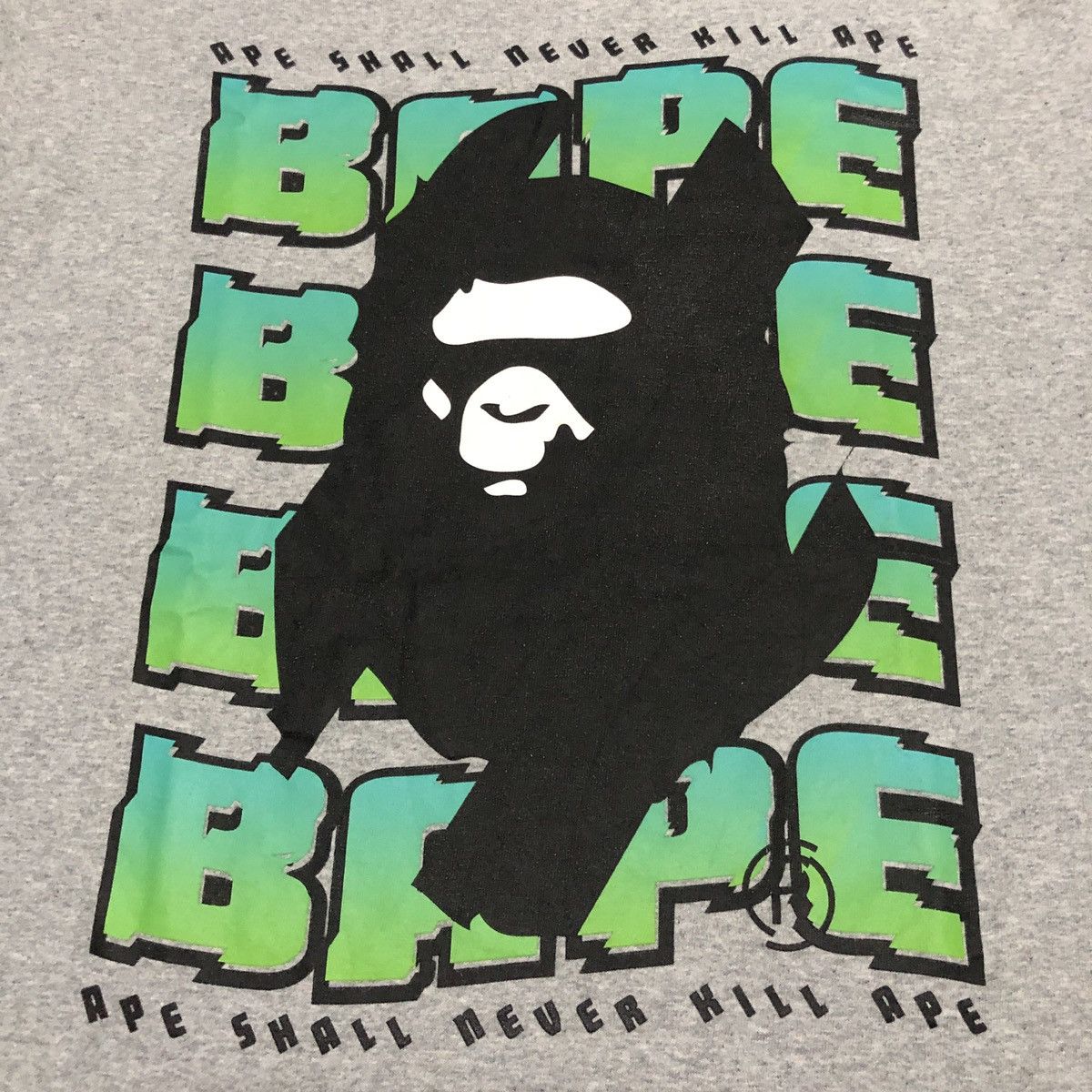 Bape Bape Head Ape Shall Never Kill Ape Tee Size US M / EU 48-50 / 2 - 3 Thumbnail