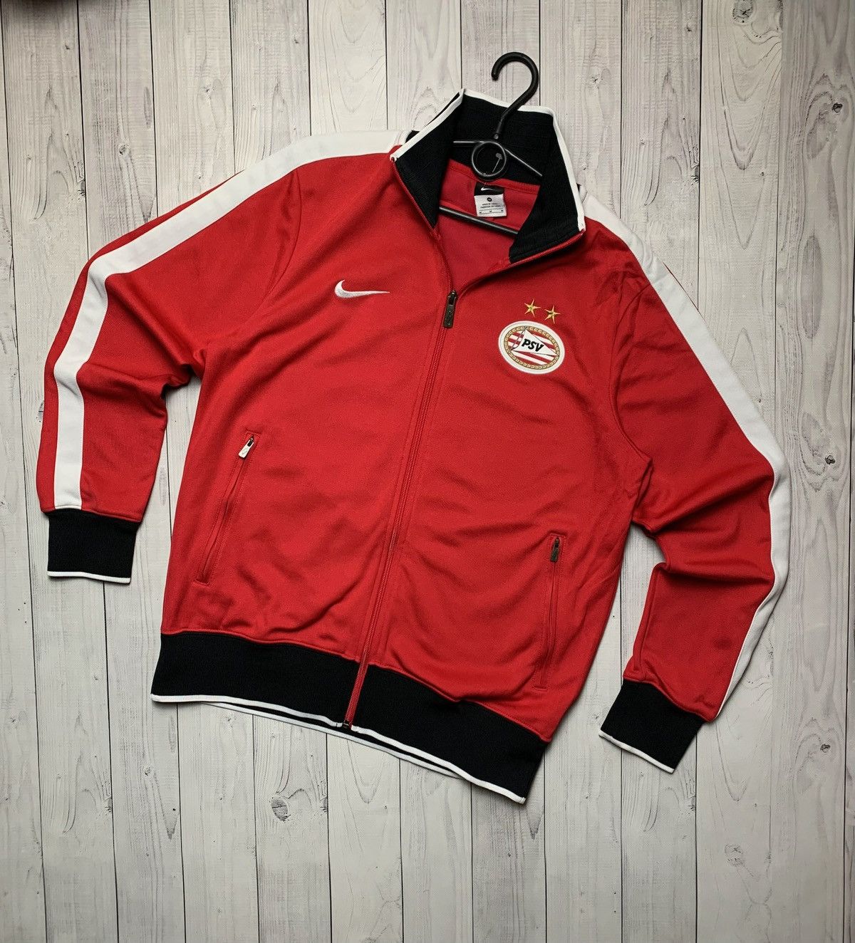 Nike × Vintage Vintage Nike PSV soccer track jacket size M Size US M / EU 48-50 / 2 - 1 Thumbnail