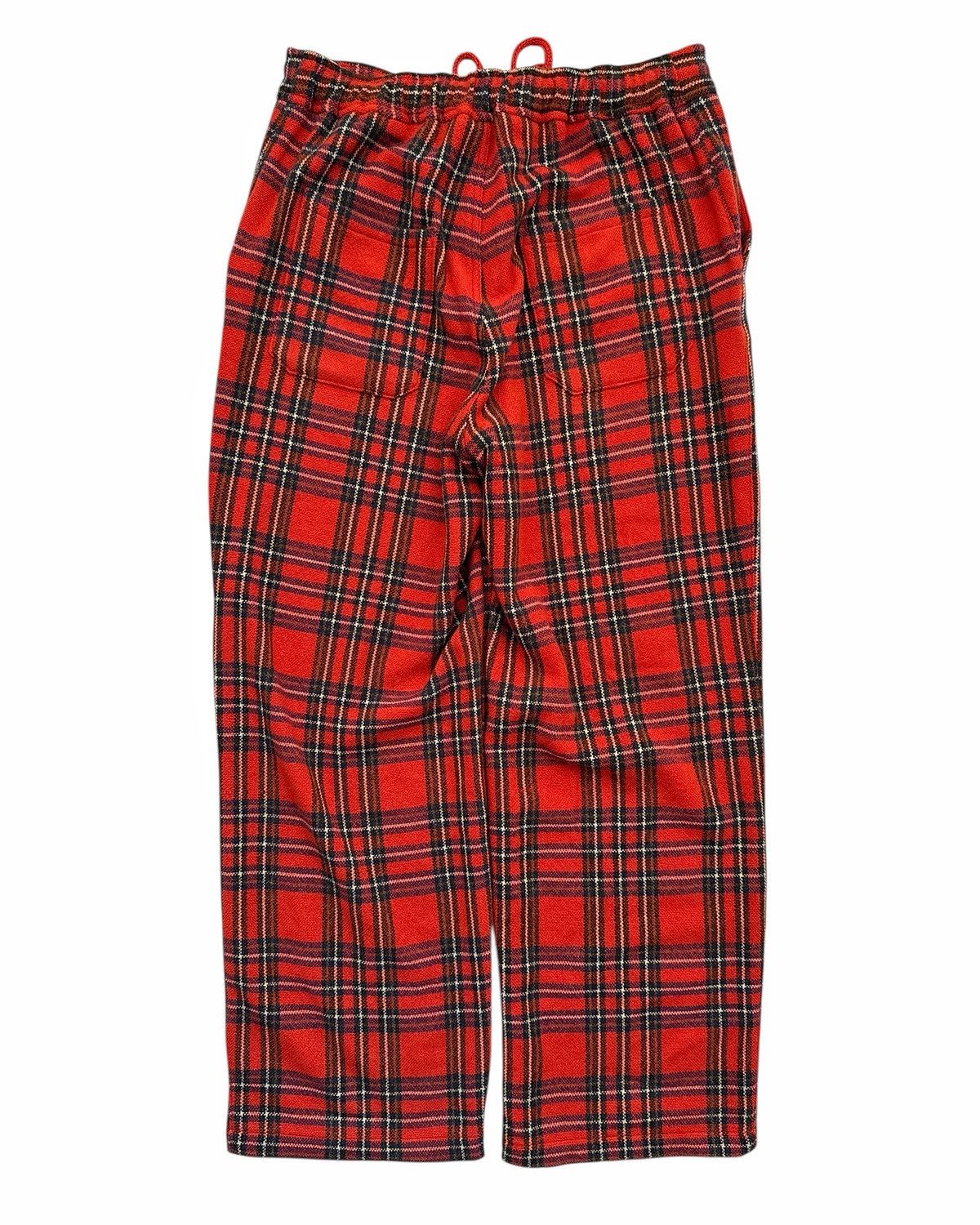 The Elder Statesman $2,795 Cashmere Flame Tartan Lounge Pants Size US 34 / EU 50 - 2 Thumbnail