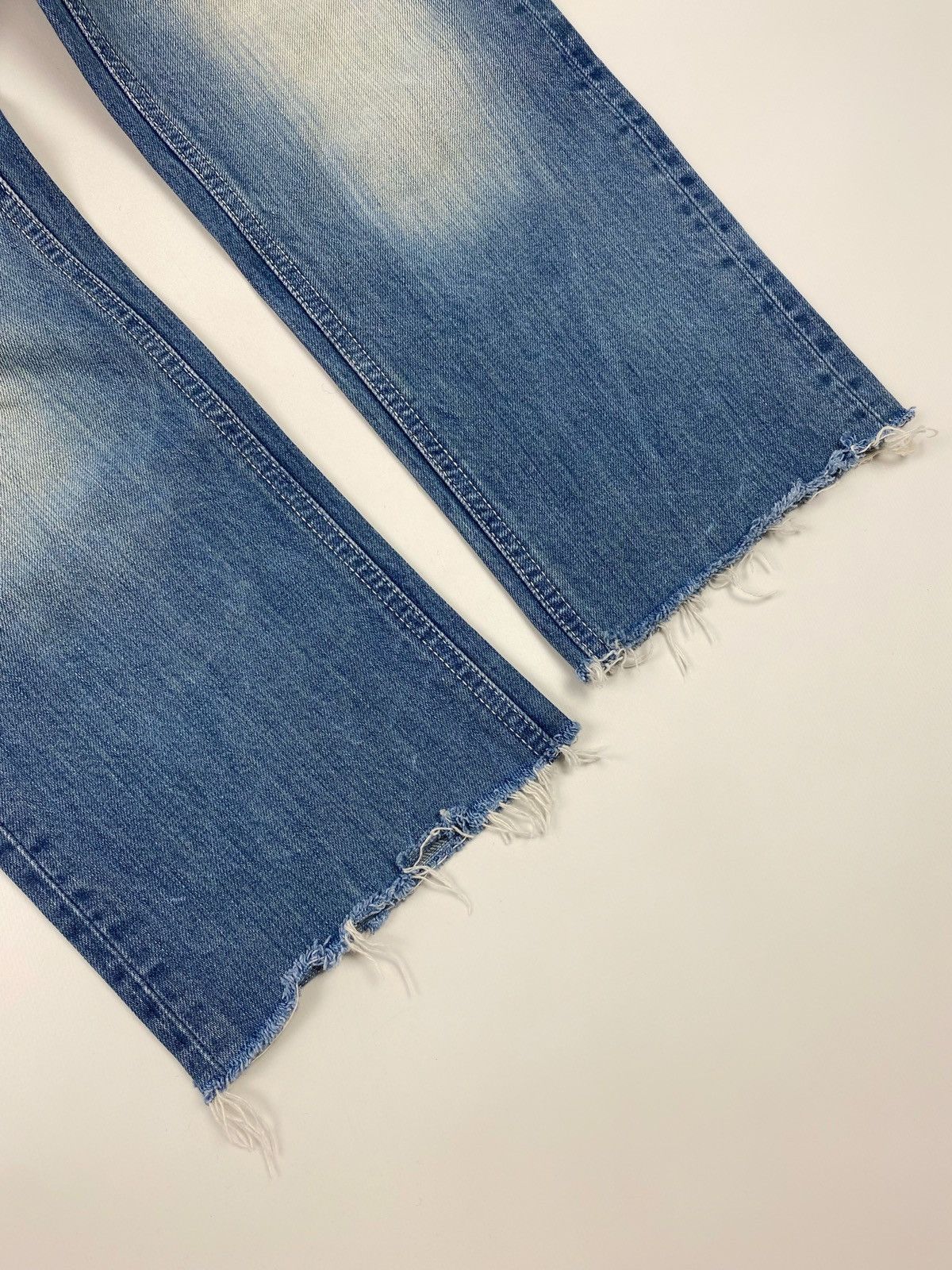 Nudie Jeans Nudie Jeans Big Bengt Used Seagreen Cropped Denim Pants Size US 30 / EU 46 - 9 Thumbnail
