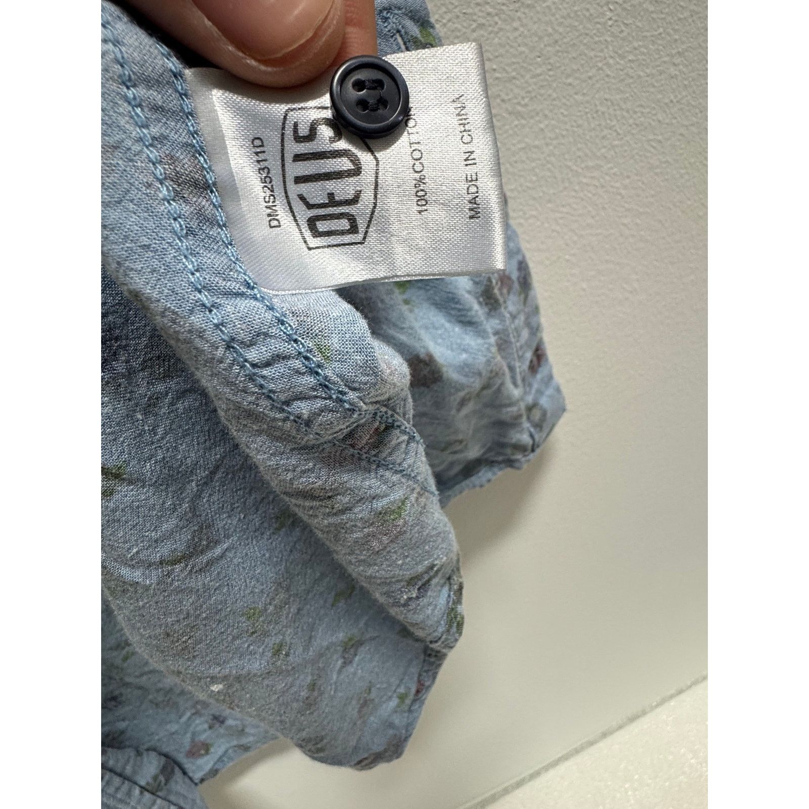 Deus Ex Machina Deus Ex Machina Floral Shirt – Vintage Wash – Size M Size US M / EU 48-50 / 2 - 4 Thumbnail