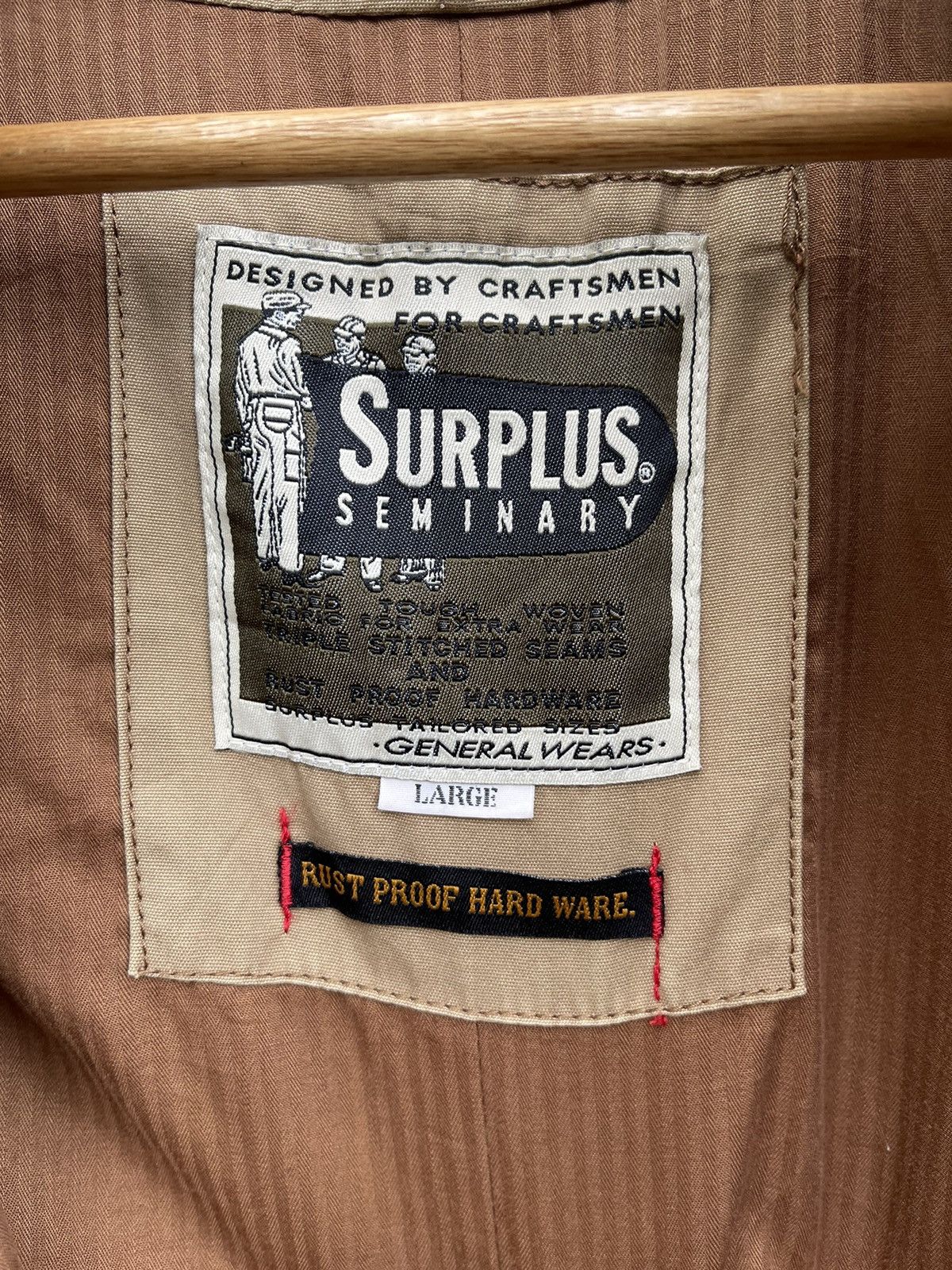 Vintage Surplus Brand Tactical Field Jacket Military Style Zip Hood Size US L / EU 52-54 / 3 - 21 Thumbnail