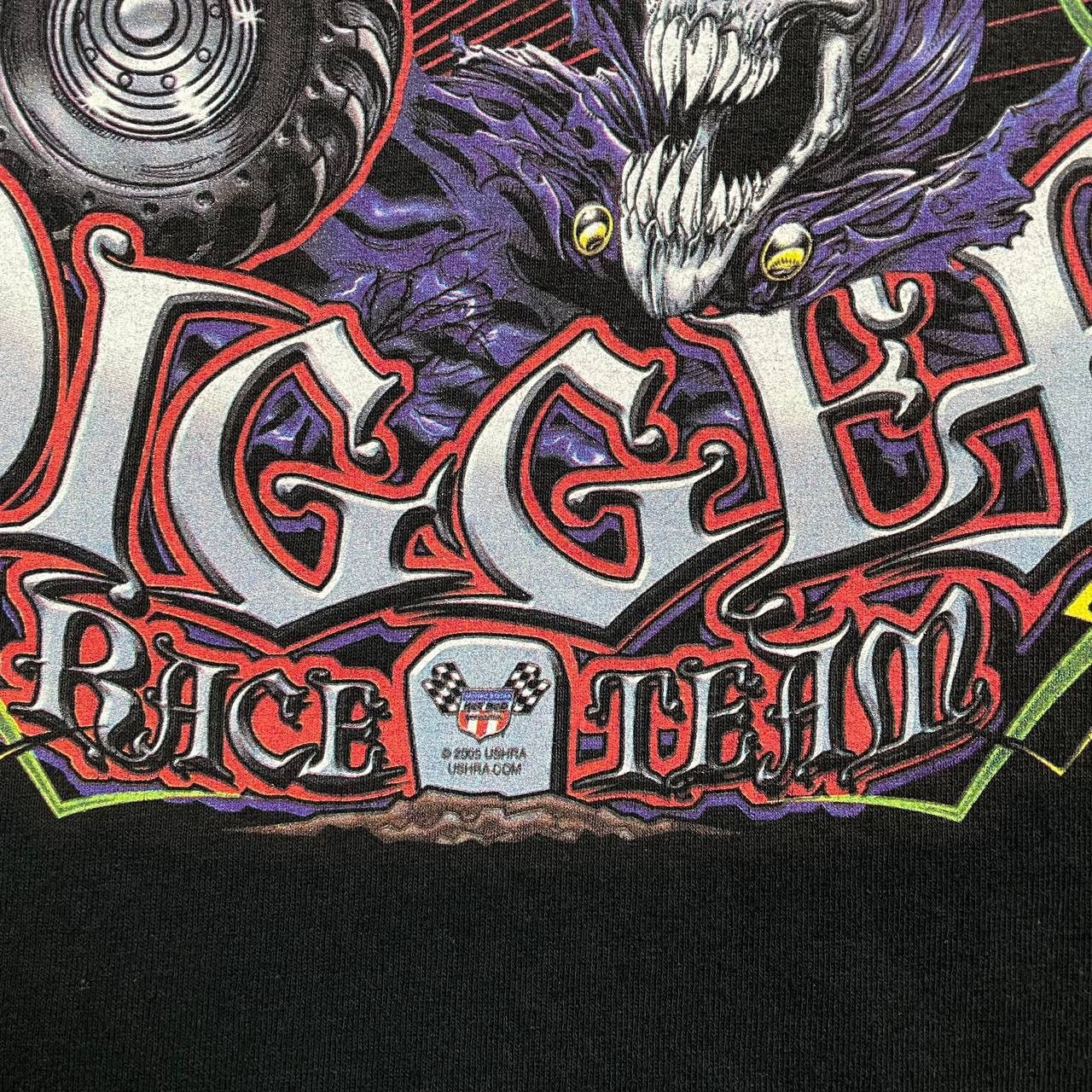 Vintage Vintage 2005 Grave Digger Race Team Graphic T Shirt Black L Size US L / EU 52-54 / 3 - 14 Thumbnail