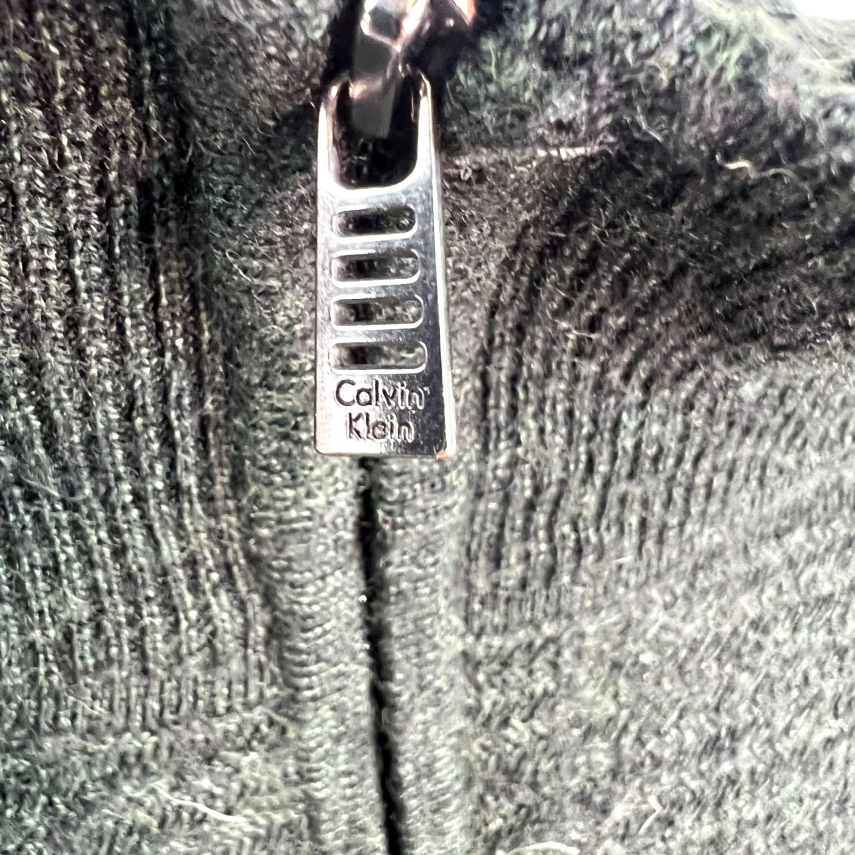 Calvin Klein Calvin Klein Mens Marino Wool 1/4 Zip Soft Knit Gray Pullover Sweater XL Shirt Adult Regular Gray 1/4 Zip Classic Knit Size US XL / EU 56 / 4 - 2 Thumbnail