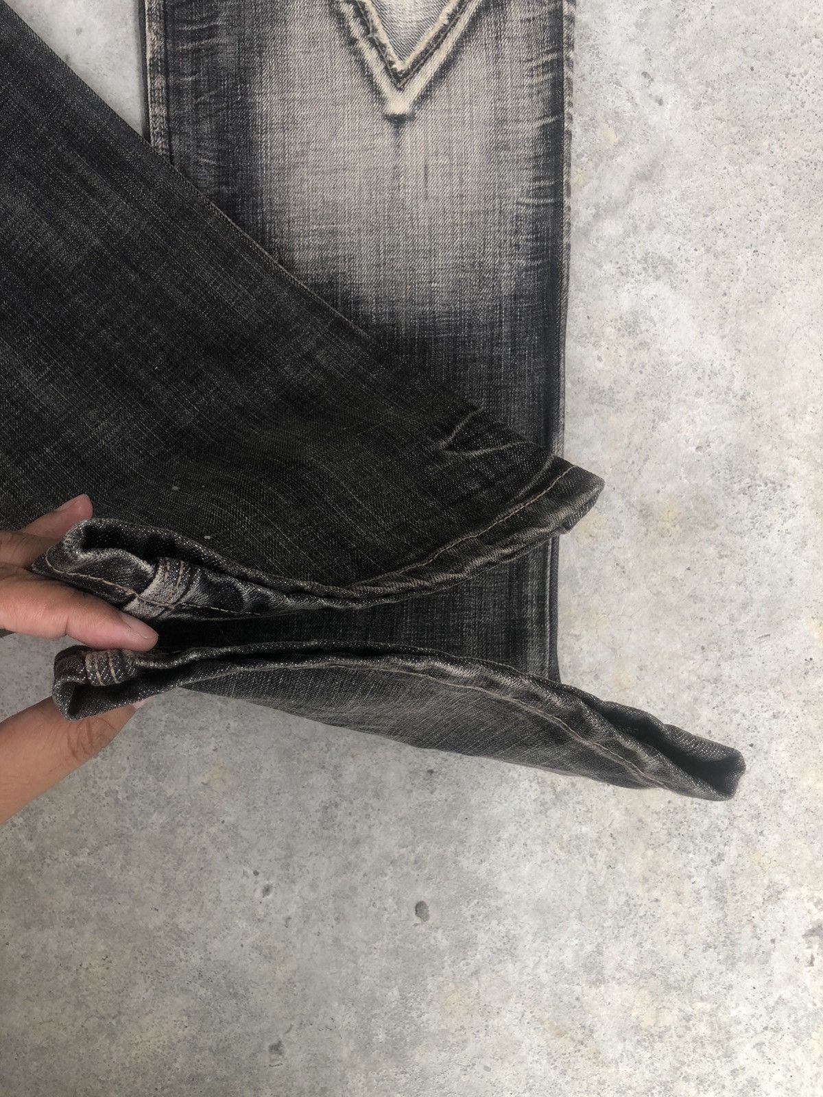 If Six Was Nine Japanese Hideways Flared Jeans Distressed Patchwork Jeans Size US 31 - 13 Thumbnail