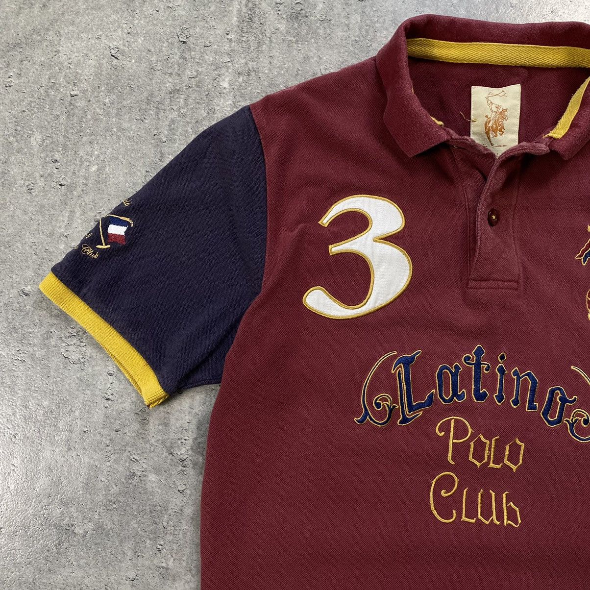 Japanese Brand × Vintage Polo Club Latino 3 Vintage Chief Keef Style Polos T-Shirt Size US M / EU 48-50 / 2 - 3 Thumbnail