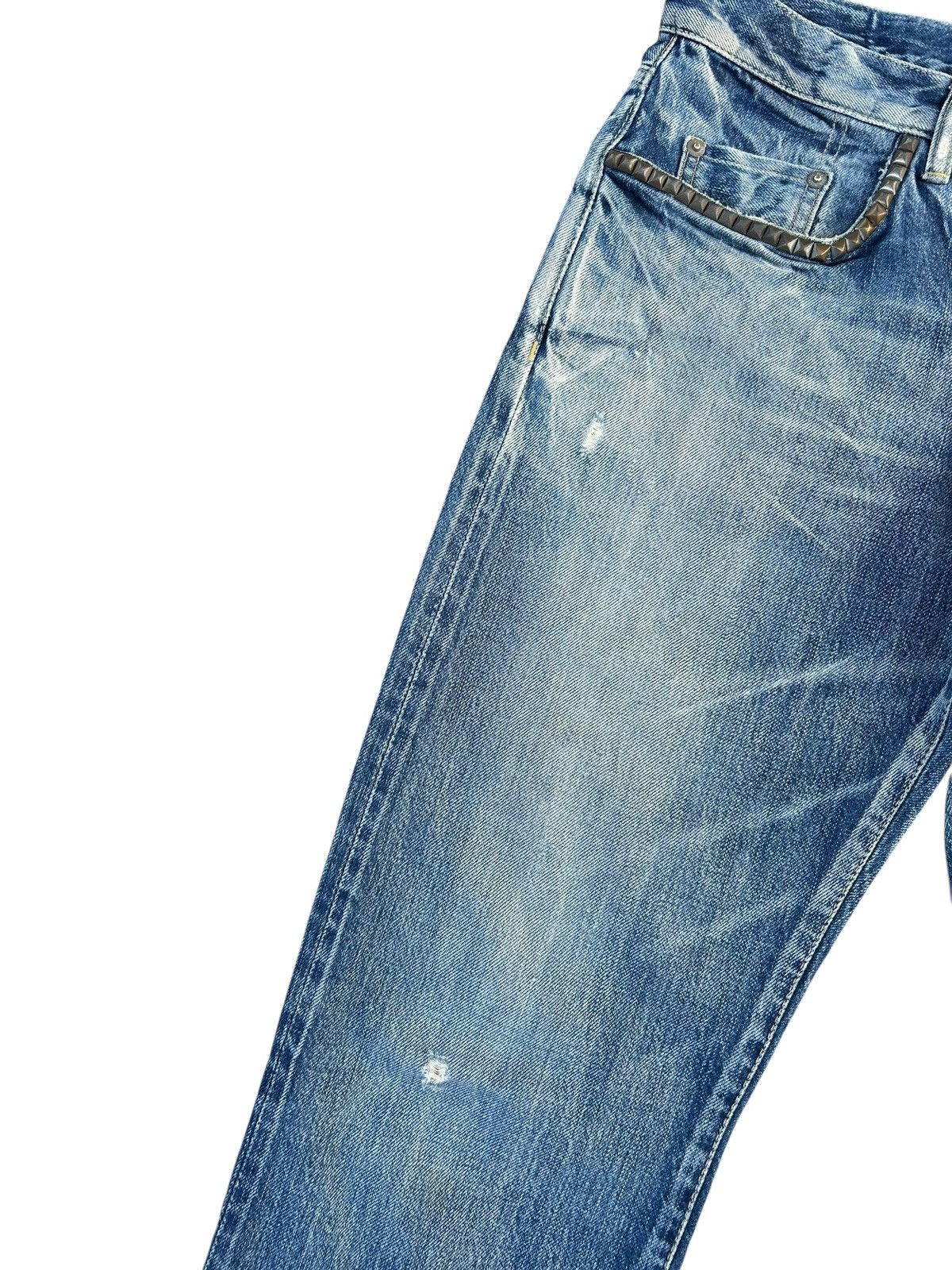 Hysteric Glamour Vintage Hysteric Glamour Selvedge Button Fly Punk Denim Jean Size US 33 - 3 Thumbnail