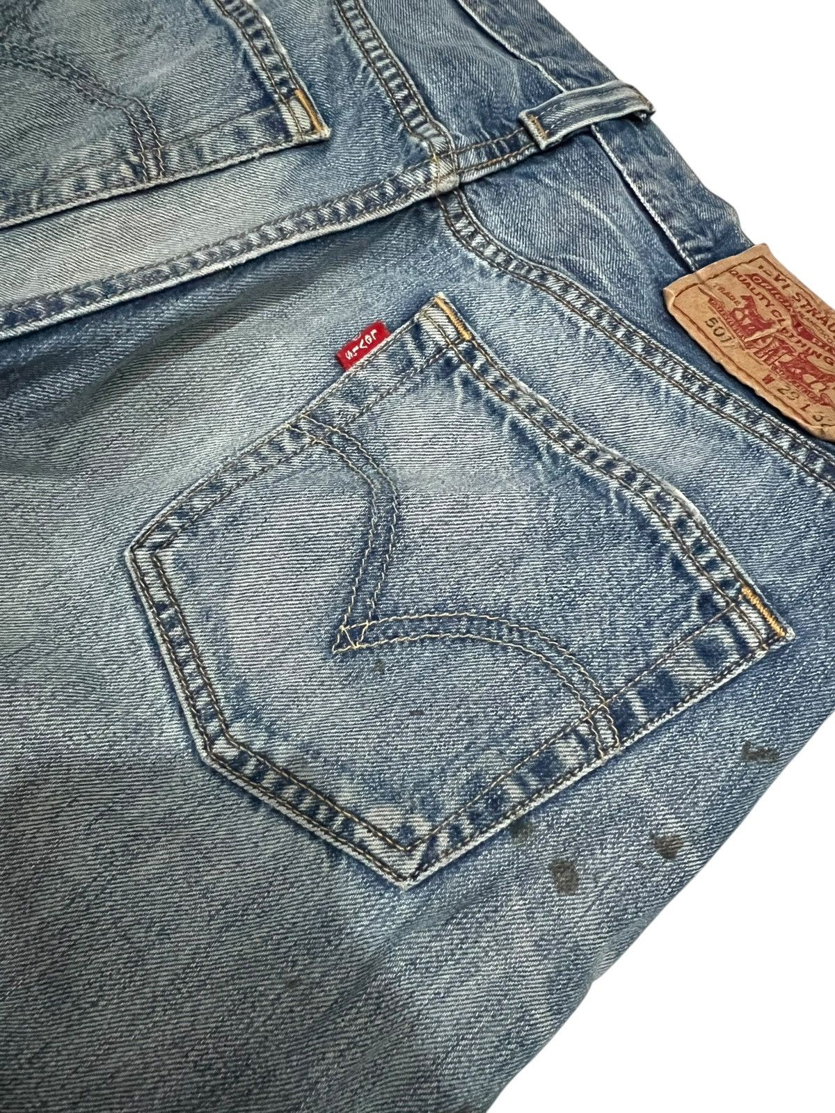 Levi's Vintage Levis 501 Distress Clawmark Jean Size US 28 / EU 44 - 17 Thumbnail
