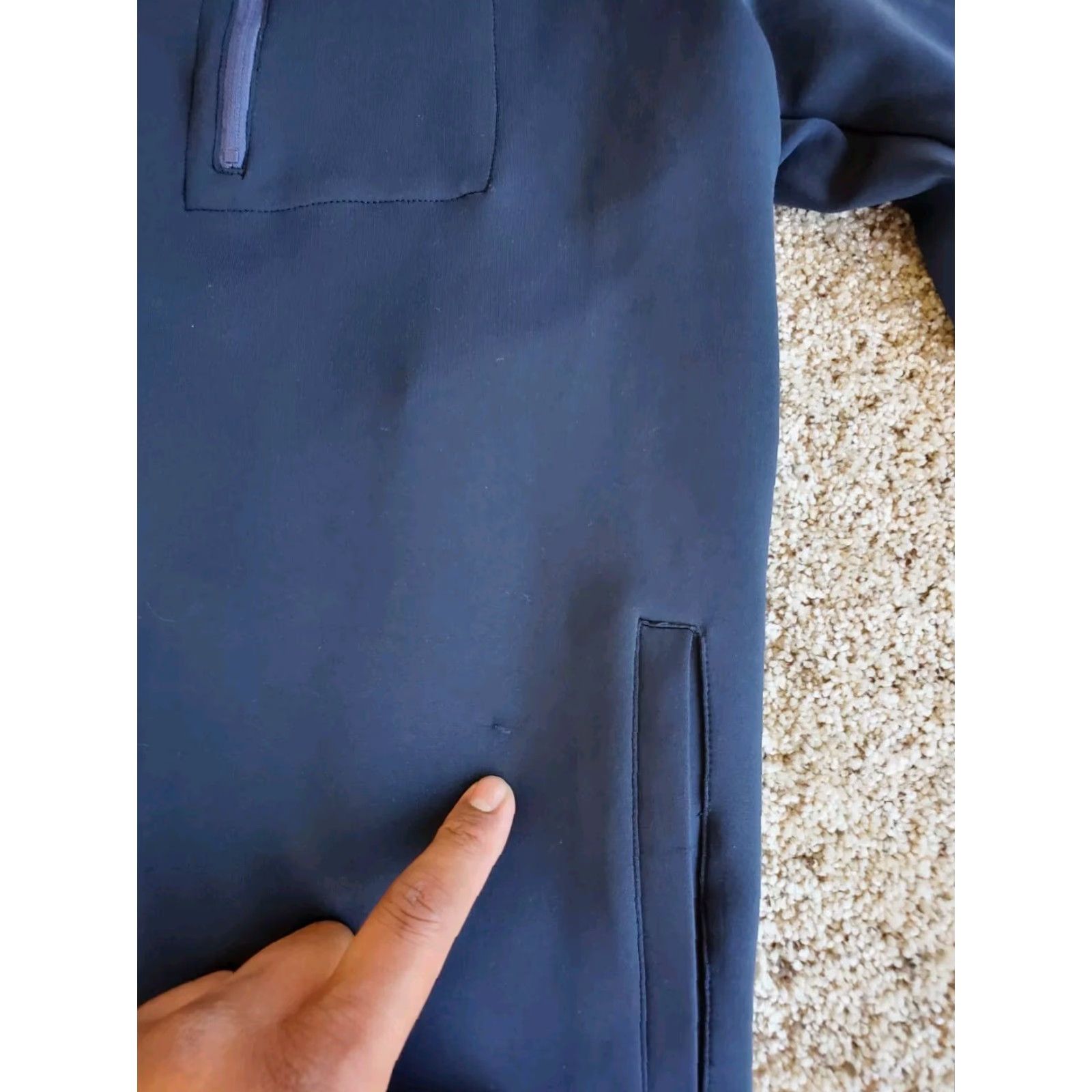 Vintage Pino Porte Track Jacket XL Mens Blue Full Zip Long Sleeve Pockets Stretch NWT Size US XL / EU 56 / 4 - 4 Thumbnail