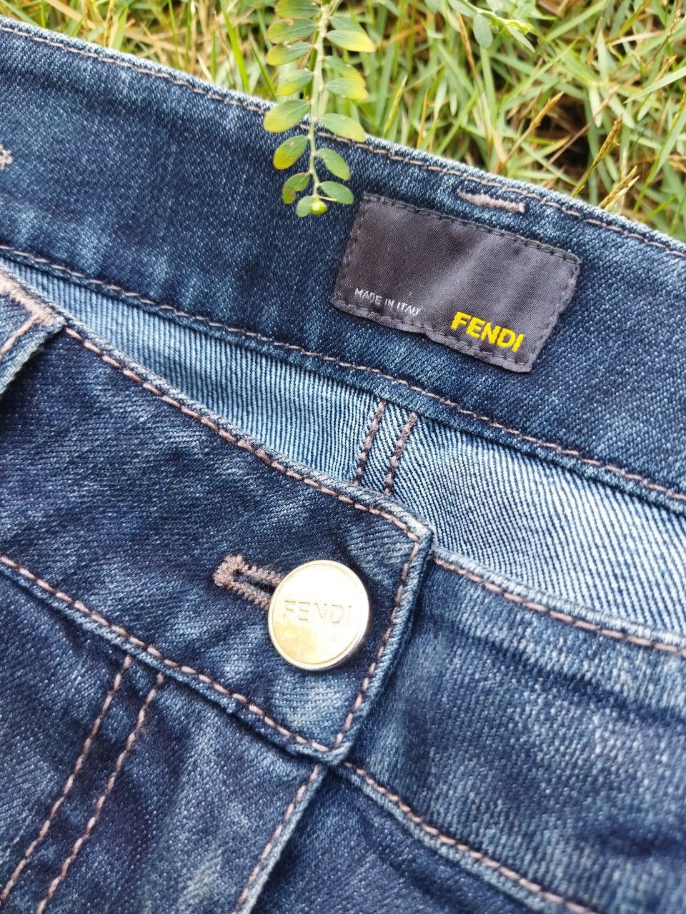 Fendi Fendi Cropped Blue Jeans Size 27" / US 4 / IT 40 - 7 Thumbnail