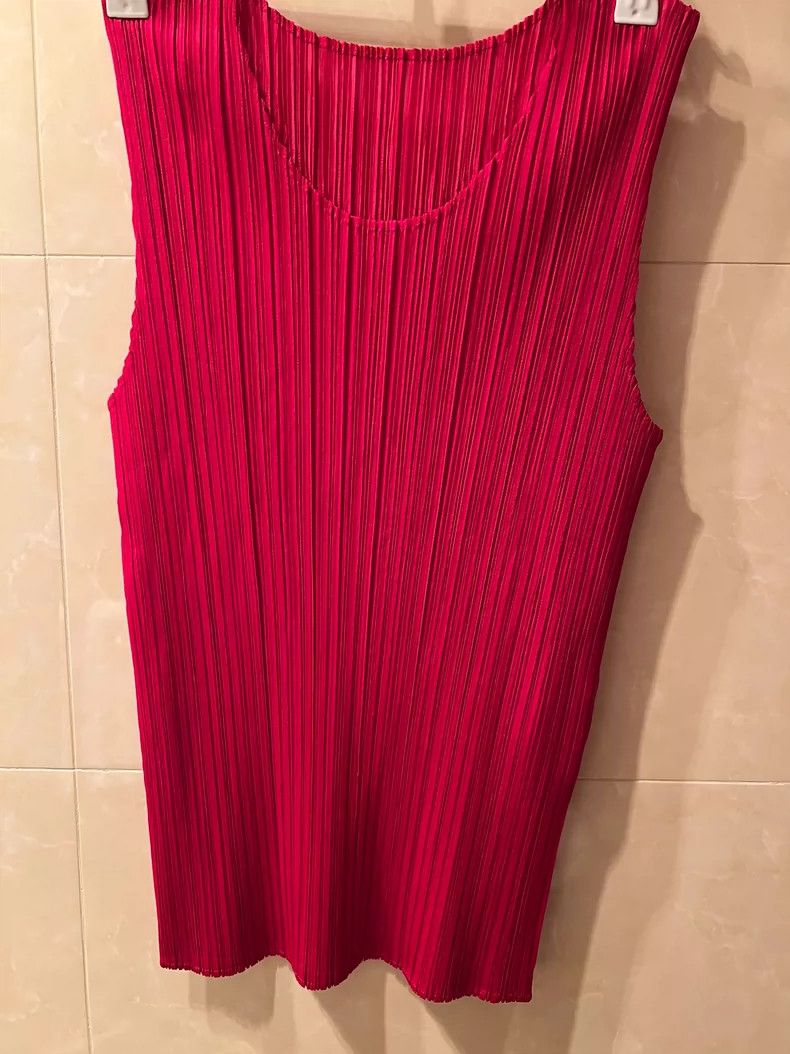 Issey Miyake issey miyake size:3 Pink pleated vest Size XXS / US 00 / IT 34 - 1 Thumbnail