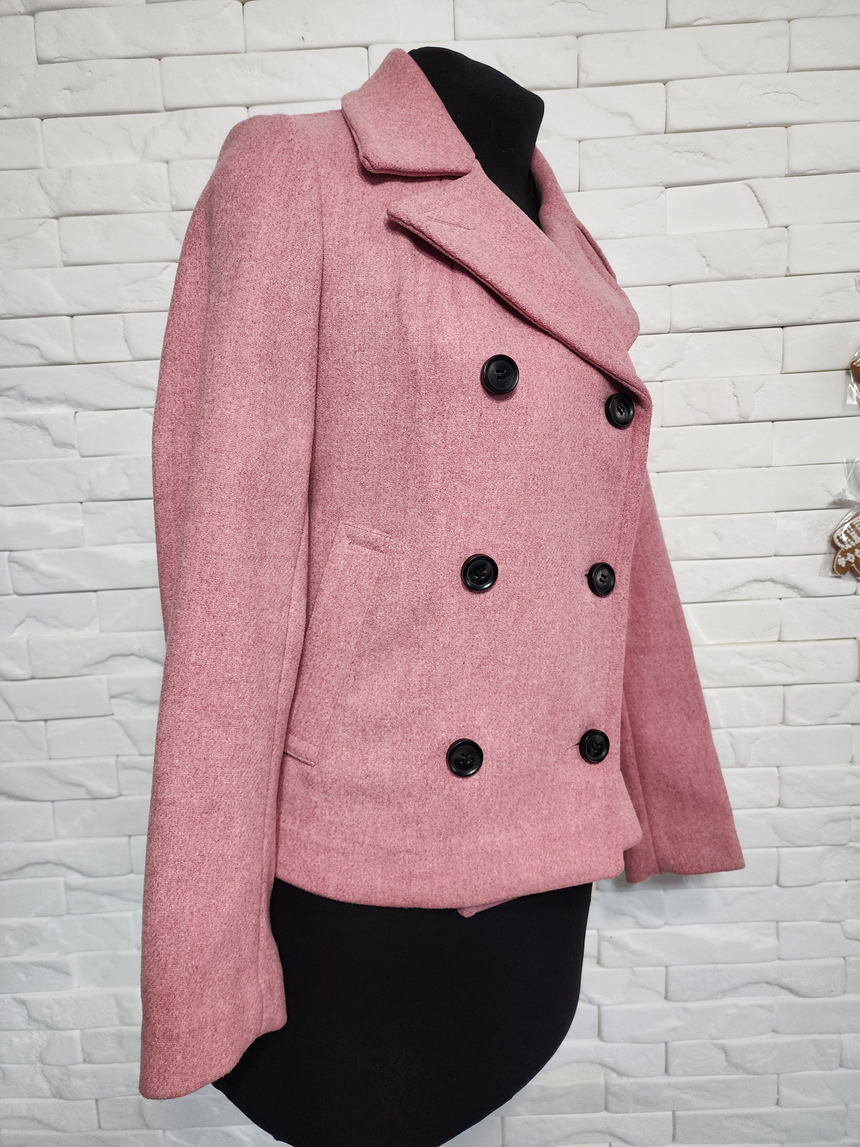 NEXT Pink Trench Coat: Women's Jackrt. Size M / US 6-8 / IT 42-44 - 3 Thumbnail