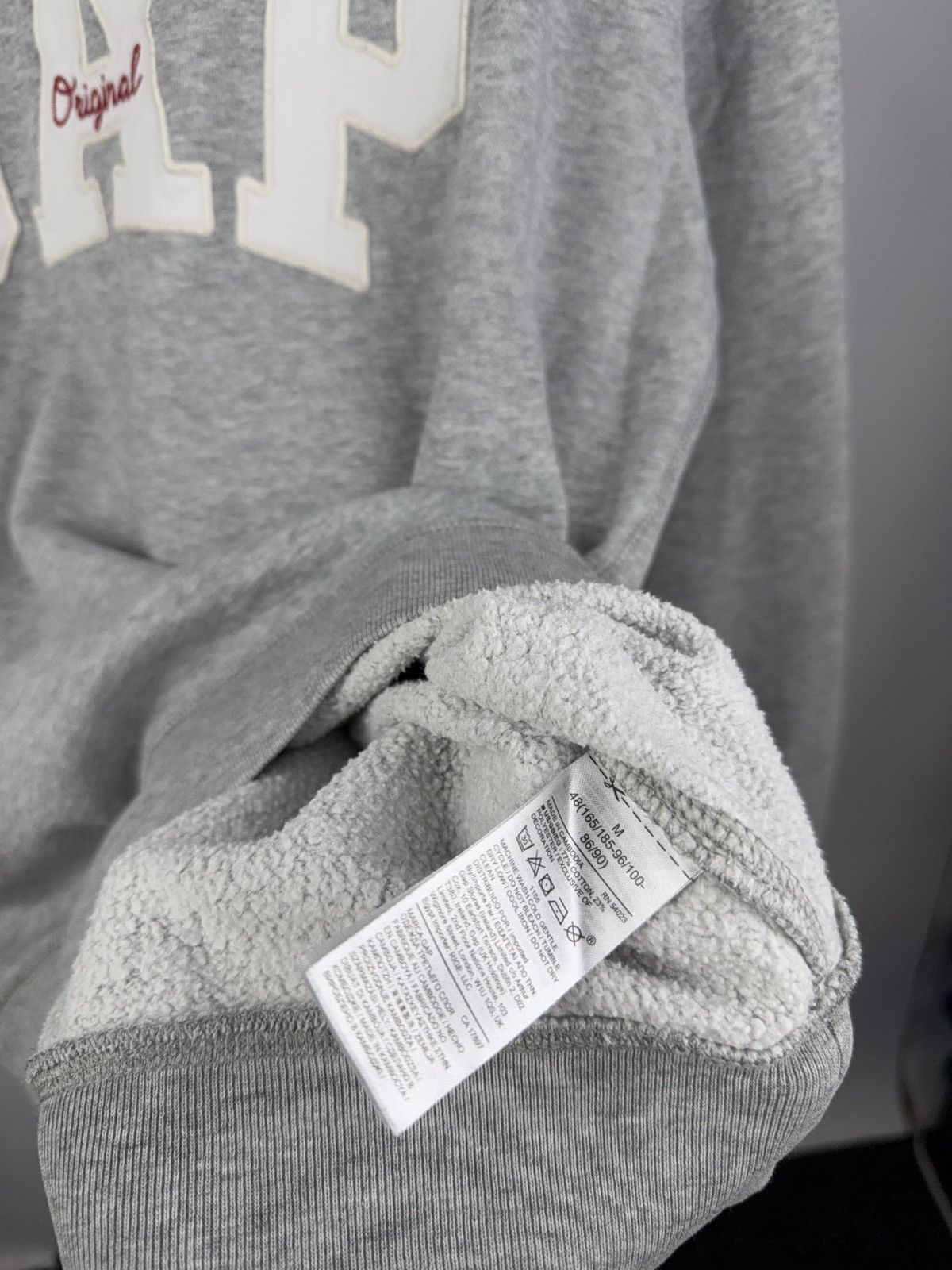 Gap × Vintage GAP Original Logo Sweatshirt Gray Crewneck Pullover Y2K M Size US M / EU 48-50 / 2 - 5 Thumbnail