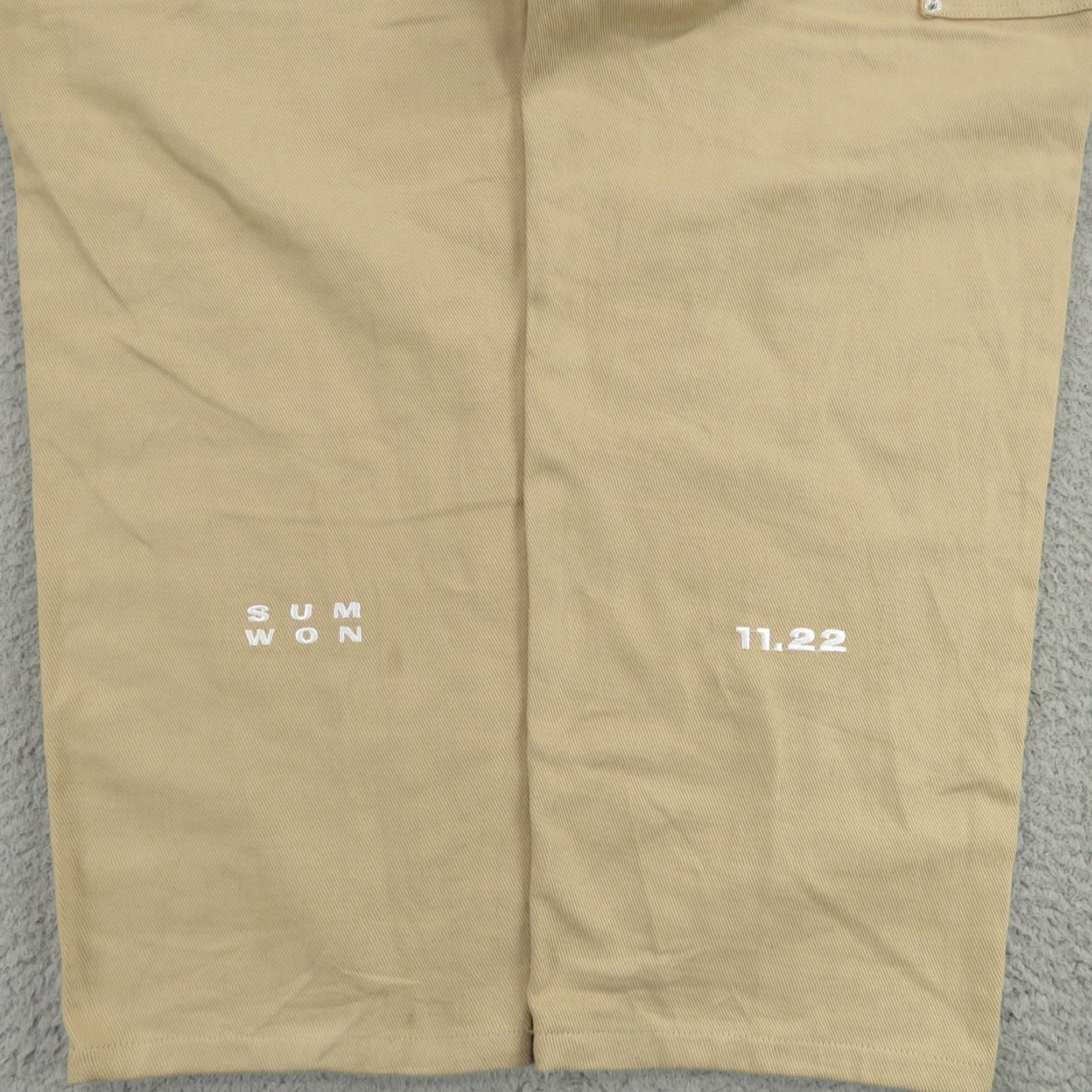 Doublet VINTAGE Sum Won Baggy Pants Men XL Carpenter Khaki Wide-Leg 38x30 Jeans? Size US 36 / EU 52 - 2 Thumbnail