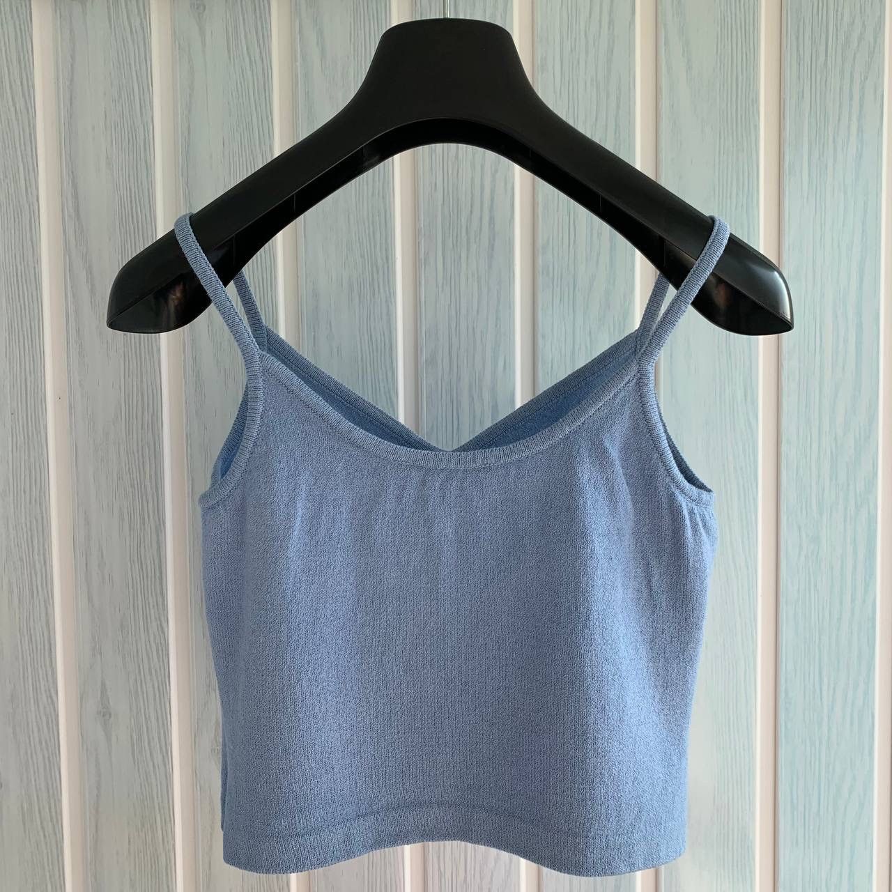 Designer × St. John Vintage St. John USA Women Blue Knit Wool Spaghetti Tank Top Size S / US 4 / IT 40 - 10 Thumbnail