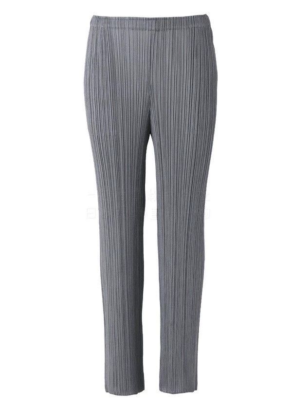 Issey Miyake Issey Miyake size:3 Dark grey pleated trousers Size 22" - 8 Thumbnail