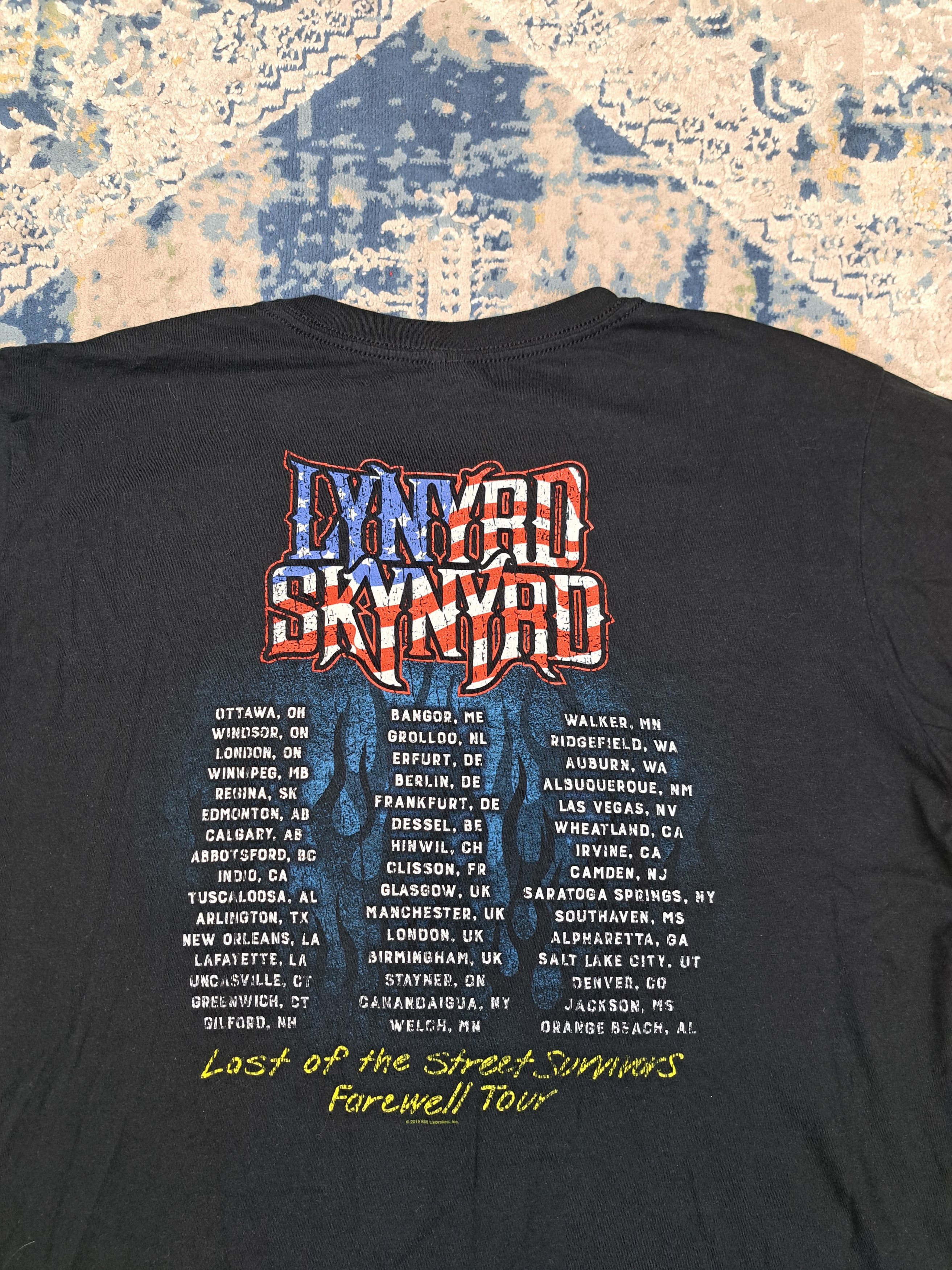 Band Tees Lynyrd Skynyrd World Tour Band Tee USA Flag Eagle Size US L / EU 52-54 / 3 - 4 Thumbnail
