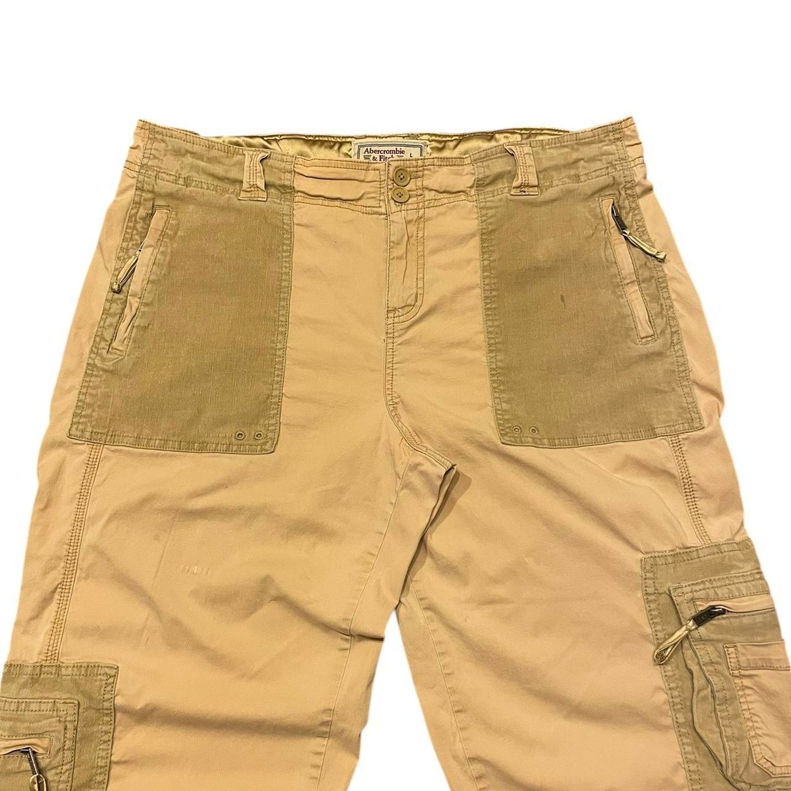 Abercrombie & Fitch VTG Y2K grunge utility Abercrombie & Fitch baggy cargo pants Size 32" / US 10 / IT 46 - 4 Thumbnail