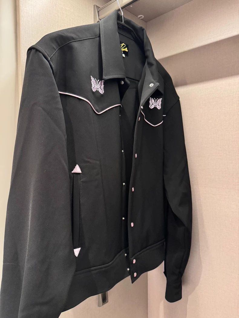 Needles Logo-Embroidered Piped Twill Overshirt Size US M / EU 48-50 / 2 - 1 Thumbnail