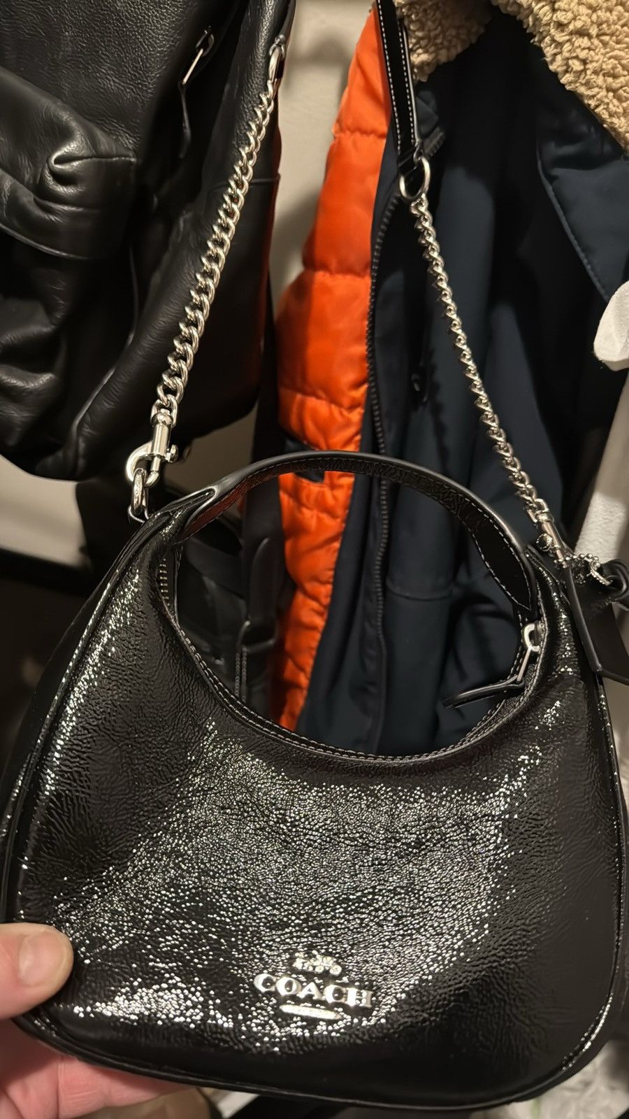 Coach × Designer Coach Black Dinner Purse with Extended Chain Size ONE SIZE - 4 Thumbnail