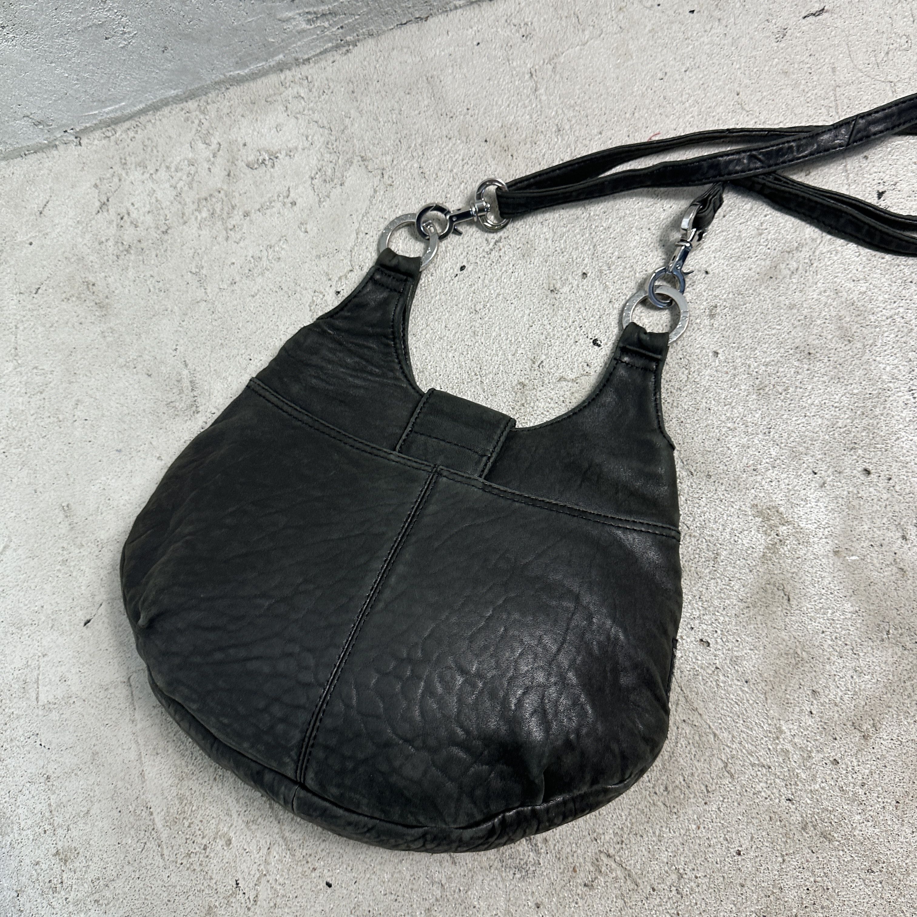 Armani × Vintage Vintage Avant Garde Archive Hobo Armani Shoulder Bag Size ONE SIZE - 4 Thumbnail
