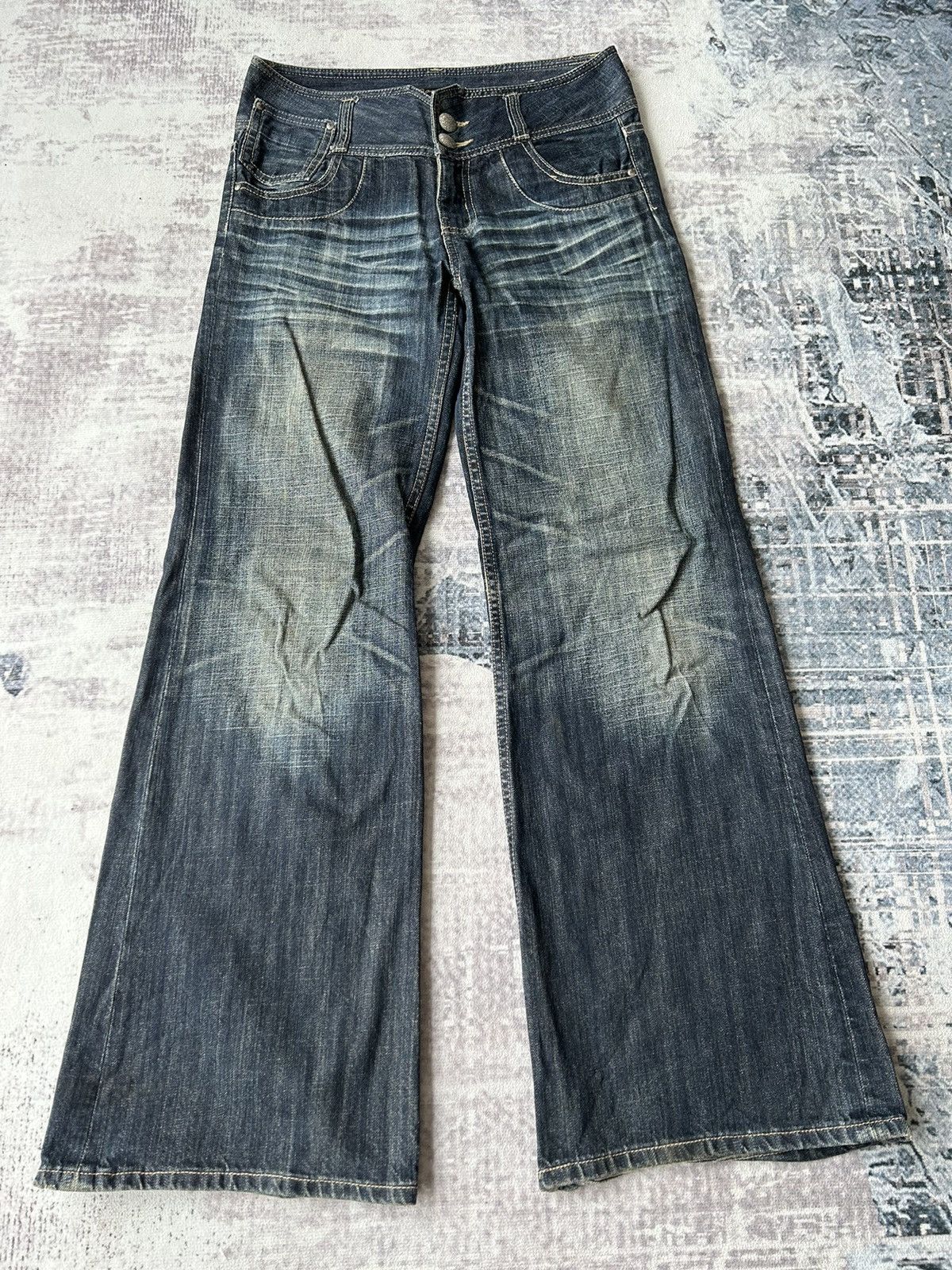 If Six Was Nine SUPER FLARED❗️ Bootcut Oririn Jeans Size US 29 - 2 Thumbnail