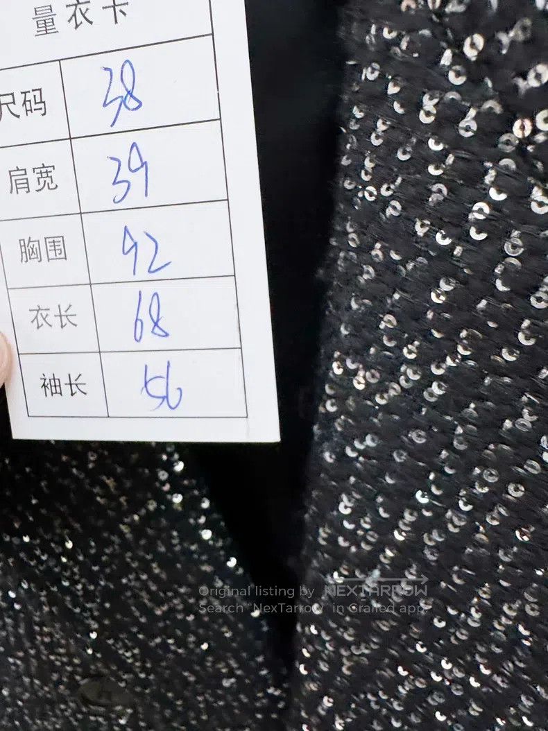 Saint Laurent Paris Saint Laurent Paris Heavy Sequin Jacket Size XS / US 0-2 / IT 36-38 - 2 Thumbnail
