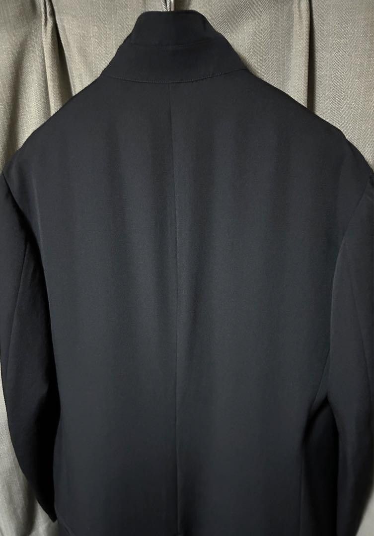 Yohji Yamamoto POUR HOMME 19aw Wool gabardine stand collar zip coat Size US L / EU 52-54 / 3 - 7 Thumbnail