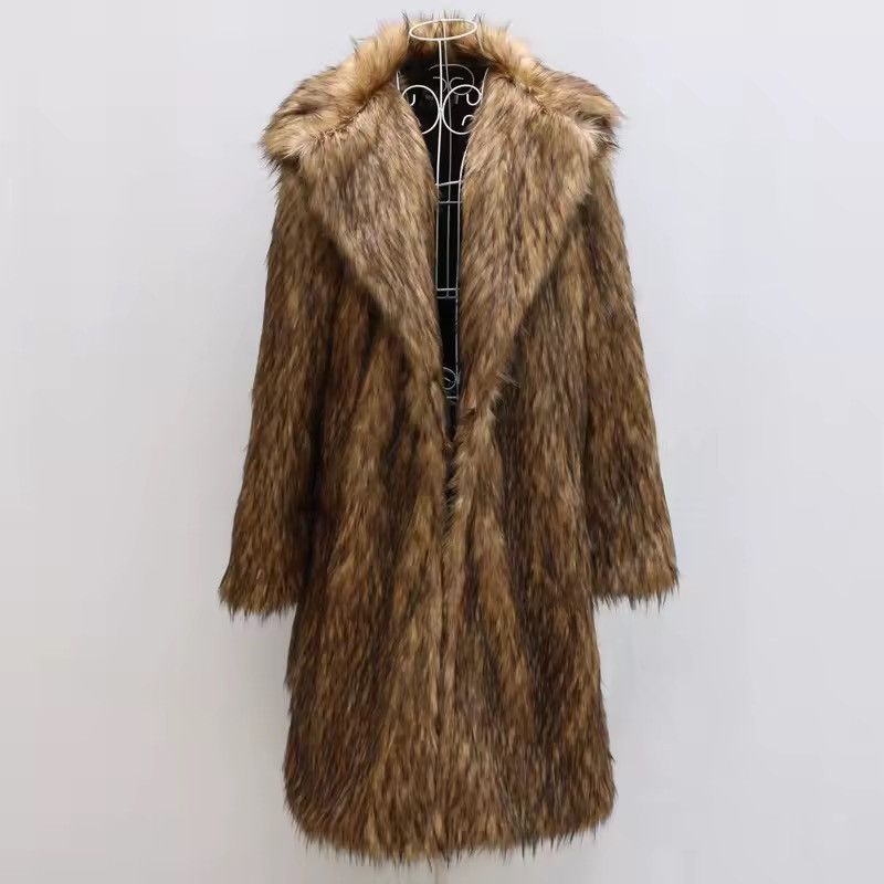 Other Faux Fur Warm Designer Vintage Style Coat Size US L / EU 52-54 / 3 - 2 Thumbnail