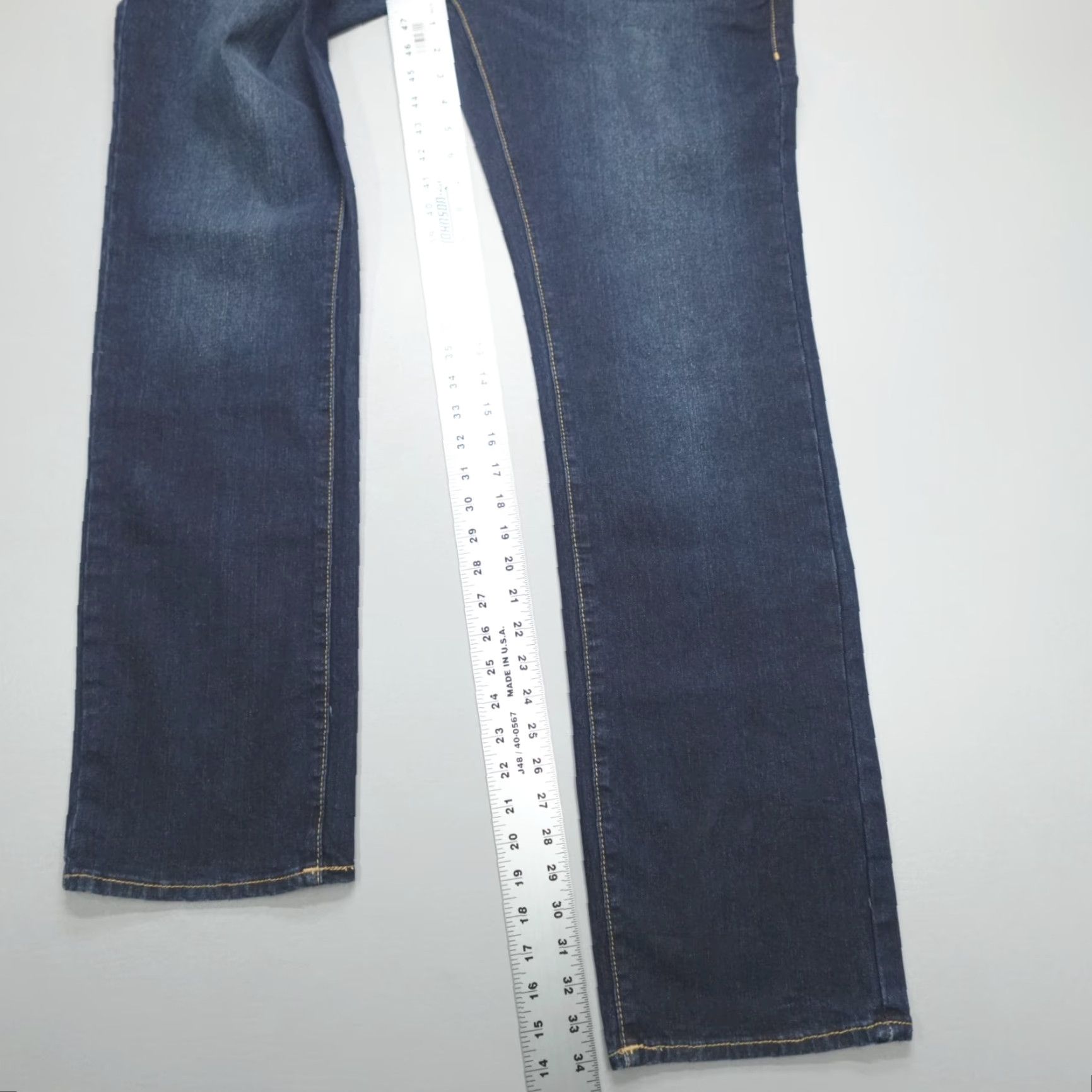 True Religion True Religion Ricky SN Relaxed Straight Denim Jeans Blue Size 32x34 Dark Mahogany Wash Men Jeans 5-Pocket Regular Cotton Blend Vintage No Size US 32 / EU 48 - 7 Thumbnail