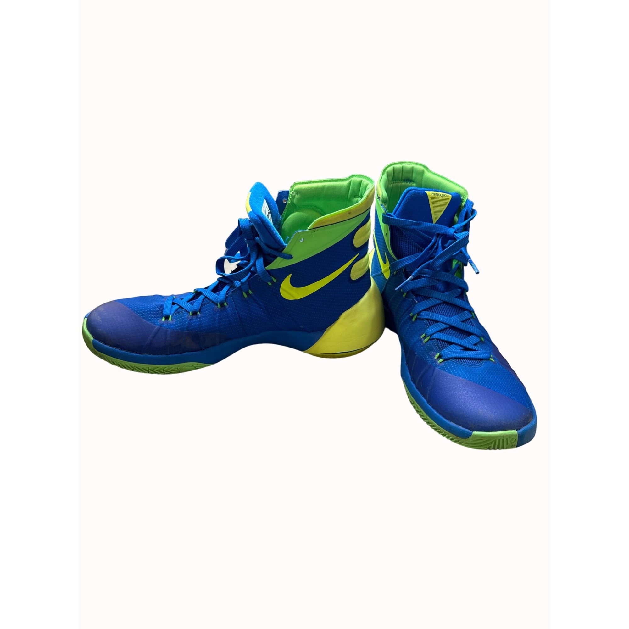 Nike Nike Zoom 2015 Hyperdunk men’s blue green basketball shoes s Size US 9 / EU 42 - 3 Thumbnail