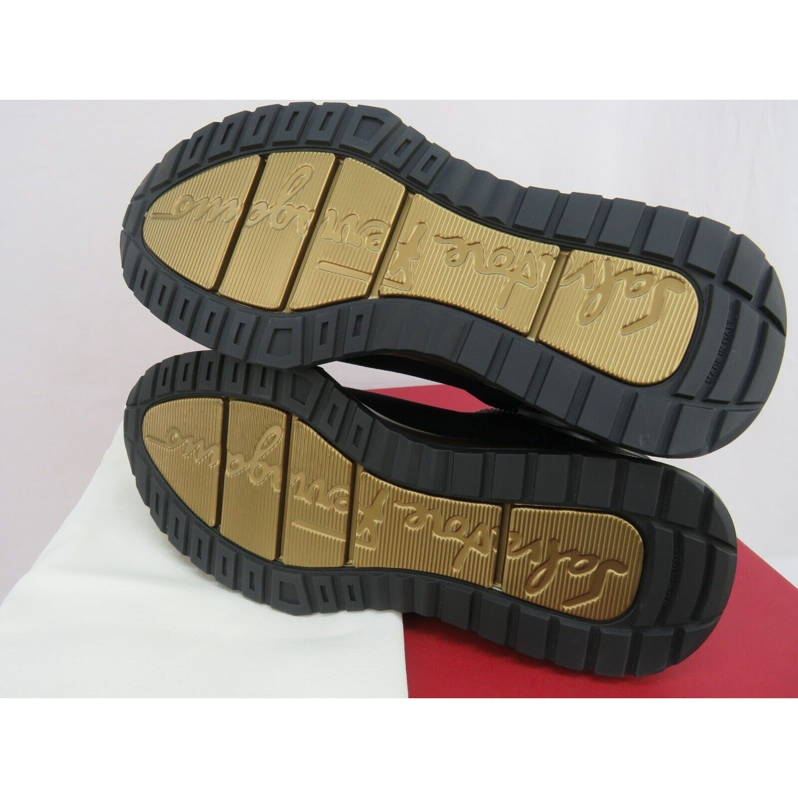 Salvatore Ferragamo FERRAGAMO GARDENA BLACK KNIT GANCINI LOGO SOCK BOOTS 6.5 C Size US 6.5 / IT 36.5 - 10 Thumbnail