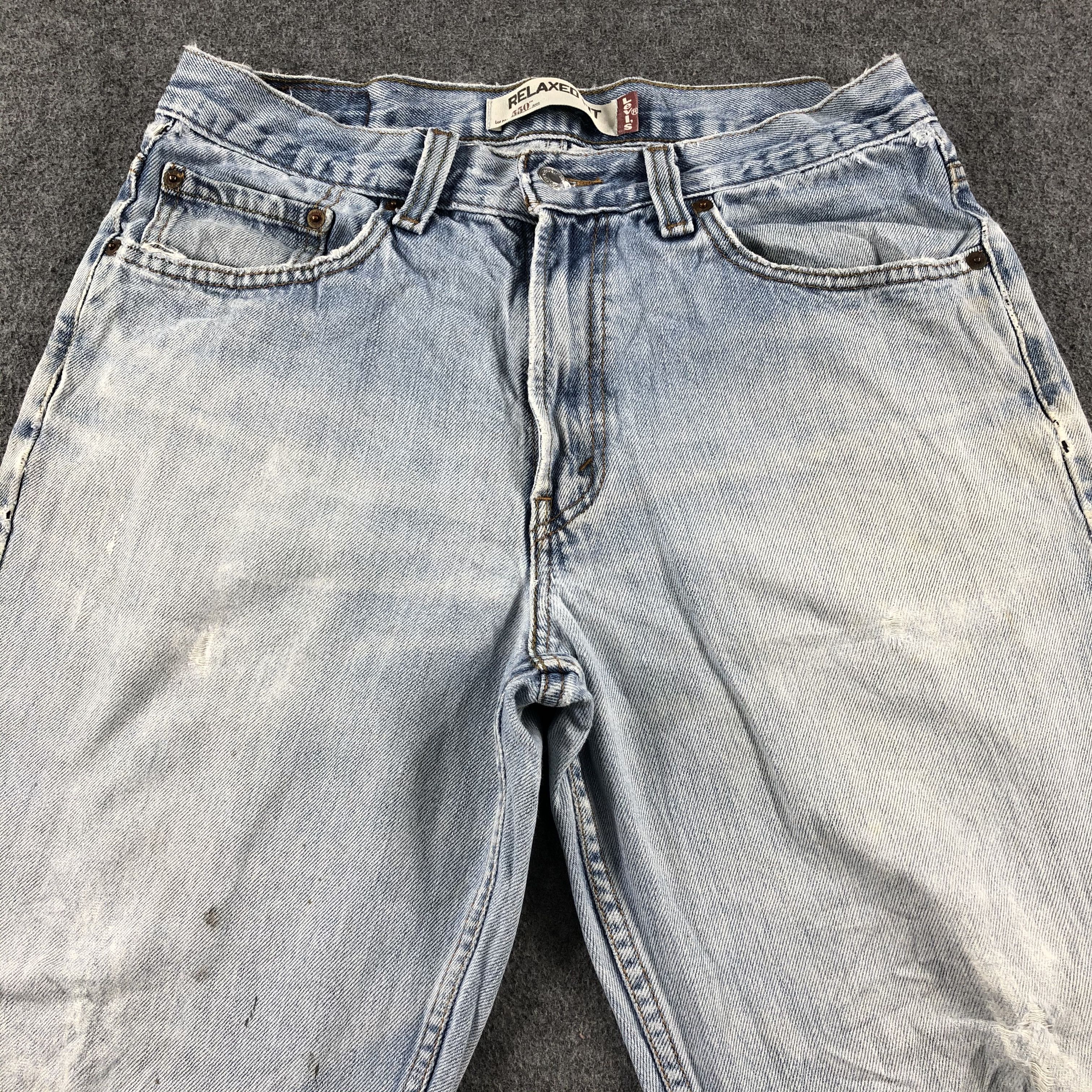 Levi's Vintage Blue Wash Levis 550 Jeans-J2595 Size US 31 - 3 Thumbnail