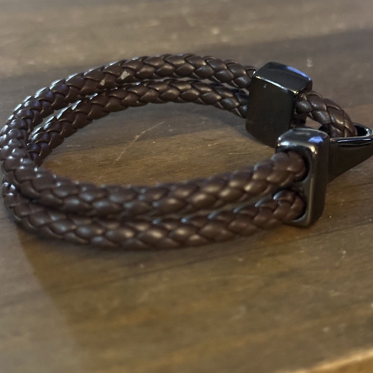 Other Brown double braided leather bracelet Size ONE SIZE - 6 Thumbnail
