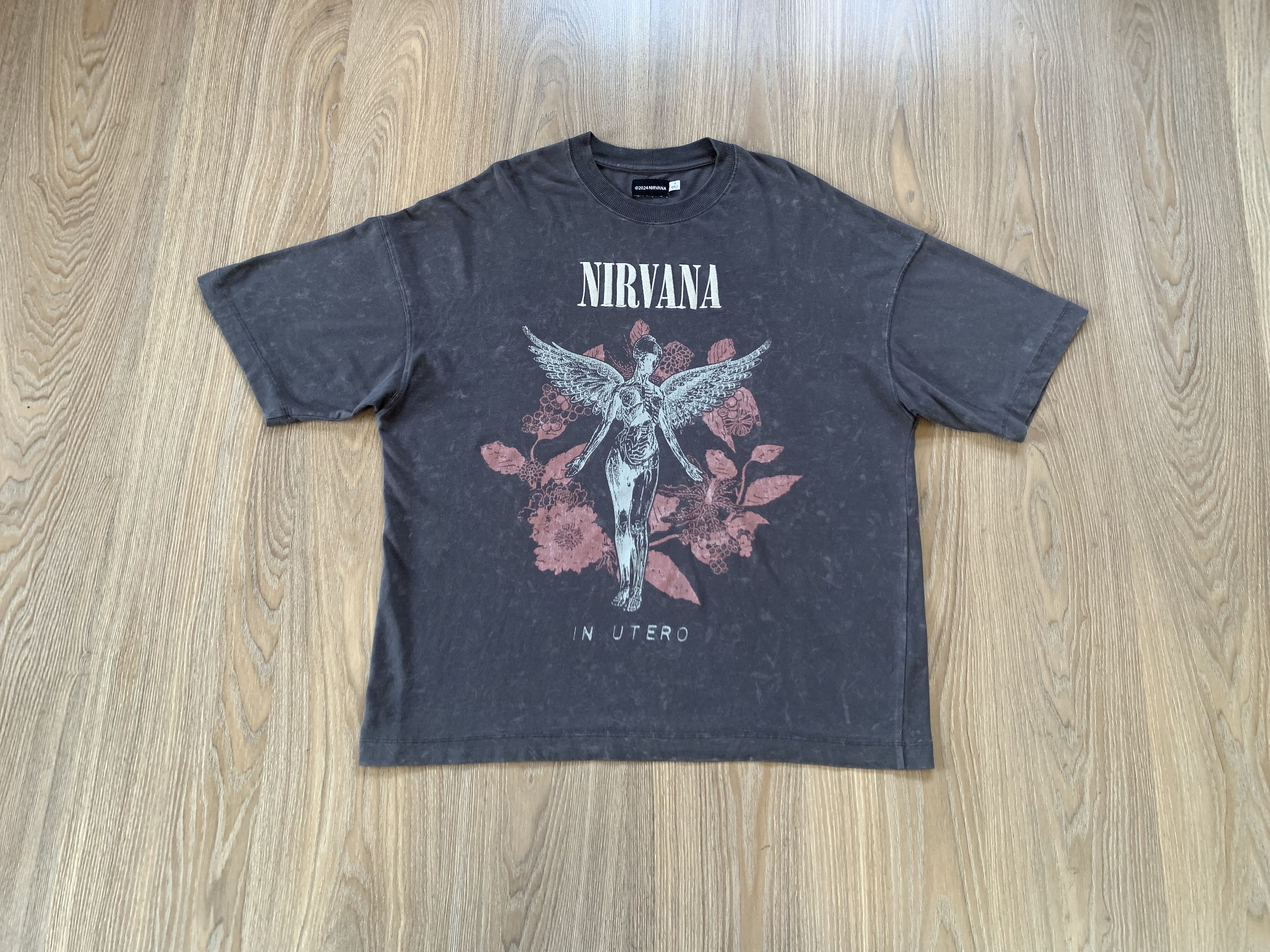 Asos Mens Topman Nirvana Oversized Fit T-Shirt Size US S / EU 44-46 / 1 - 9 Thumbnail